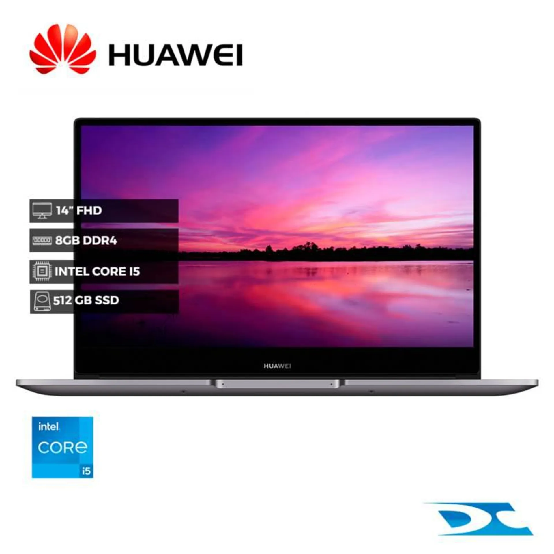 Portátil Huawei B3-420 Core I5 RAM 8G 512GB SSD 14 W10P