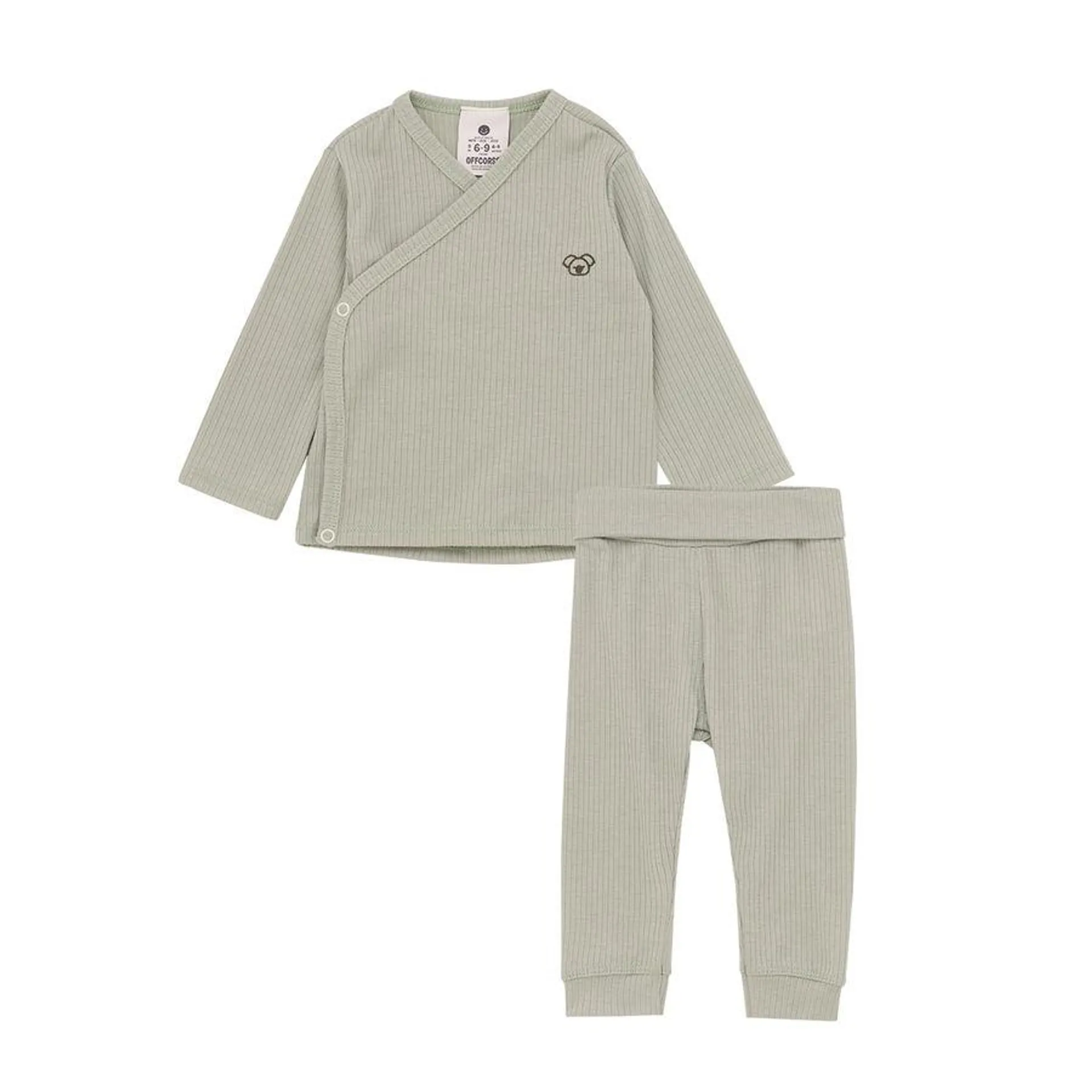 Pijama para recién nacidos - Verde 12