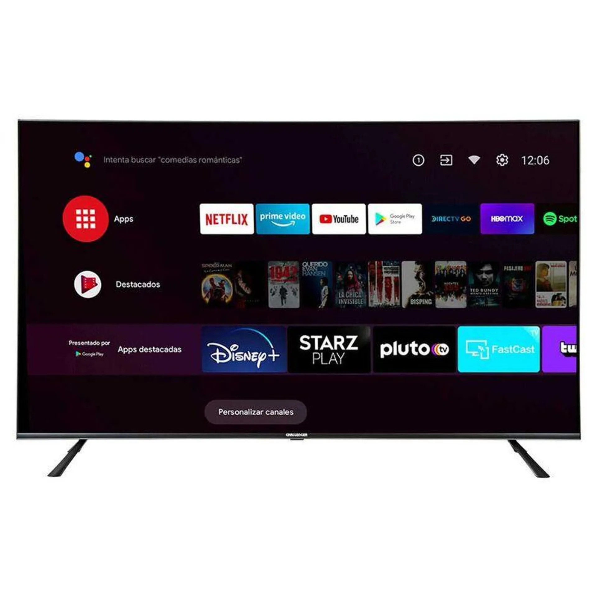 Televisor Challenger 58" UHD Android 58LO70