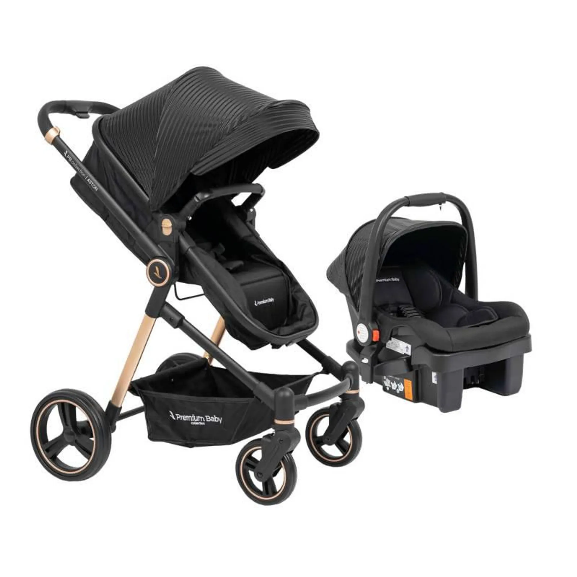 Coche Bebé Moises Aston Premium Baby Collection Ts Negro L