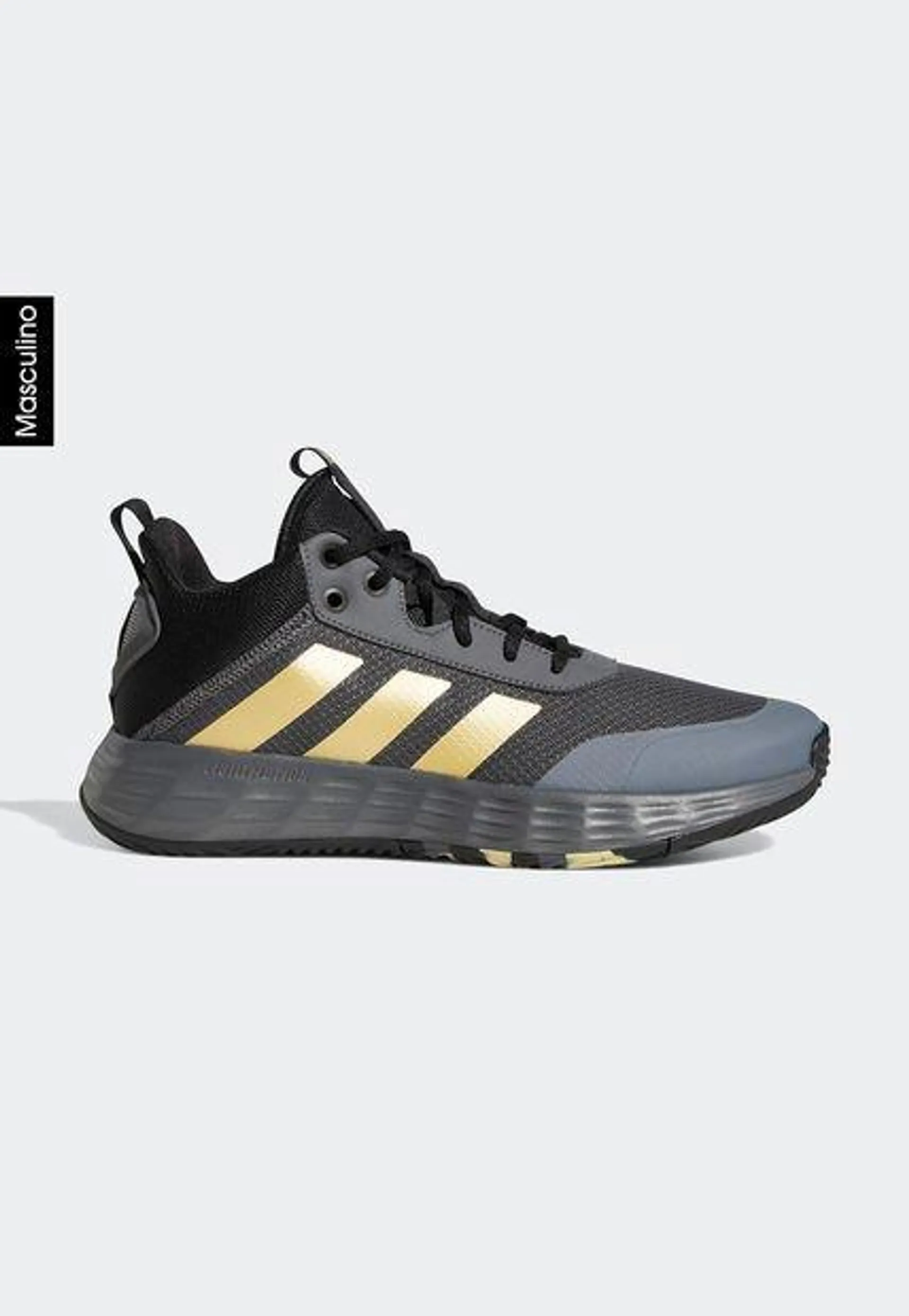 Tenis Basketball Gris-Dorado-Negro adidas Performance OwnTheGame 2.0