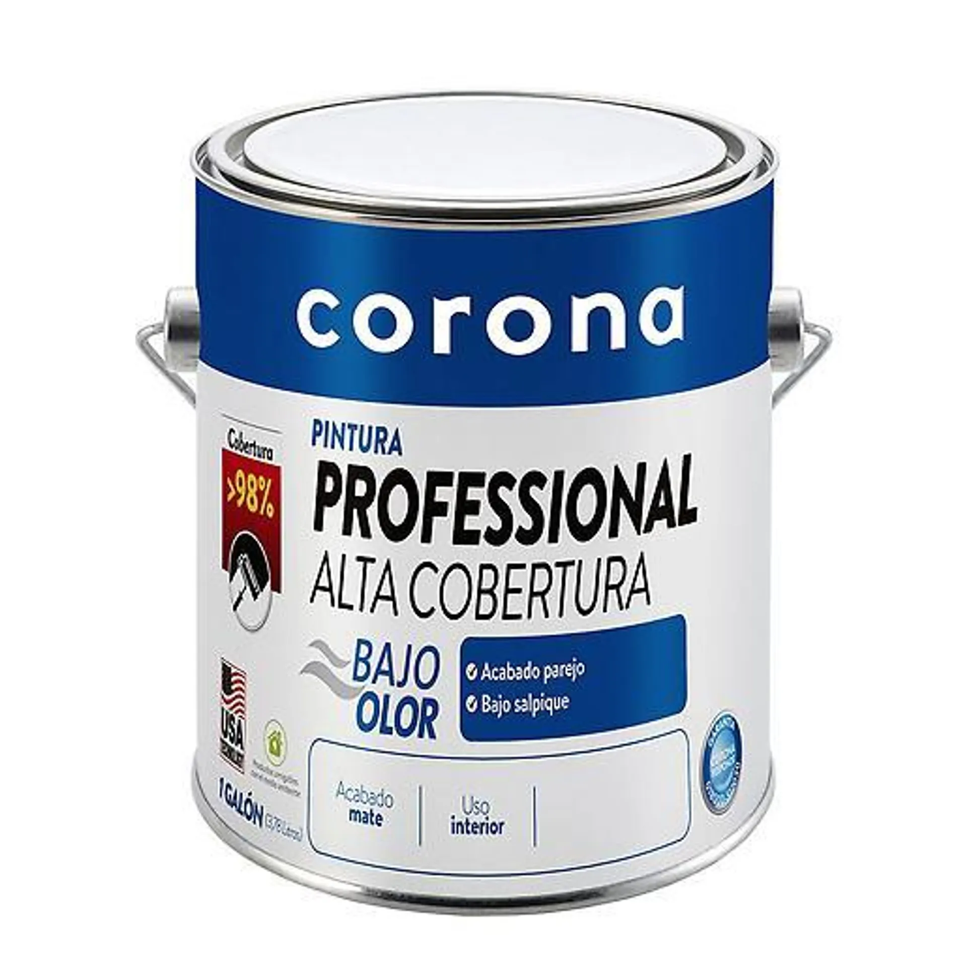 Pintura Professional Alta Cobertura Blanco 1 Galón