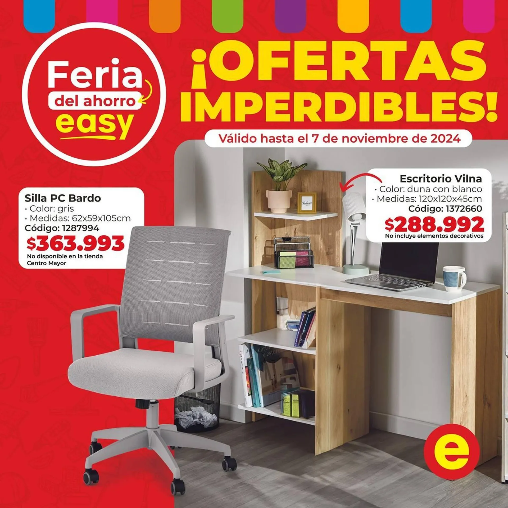 Catalogo de Catálogo Easy 23 de octubre al 27 de octubre 2024 - Pag 1