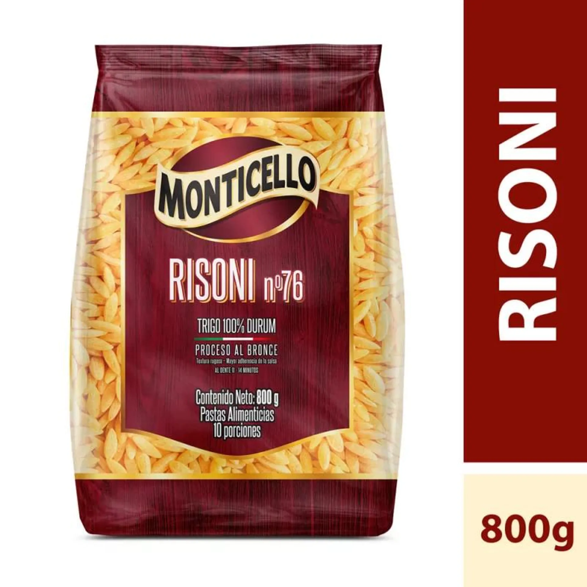 Pasta Monticello Risoni x 800 g