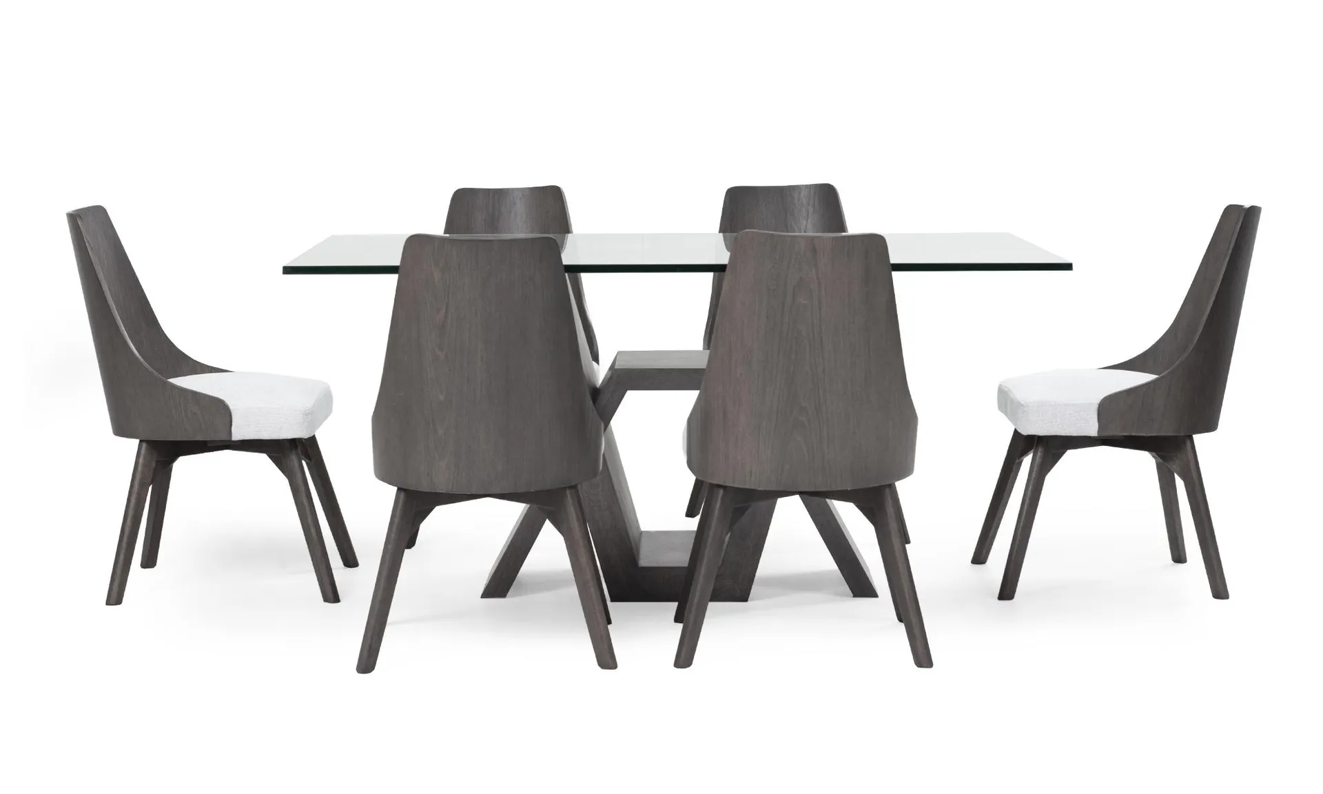 Mesa Comedor Lugano + 6 Sillas Emilia