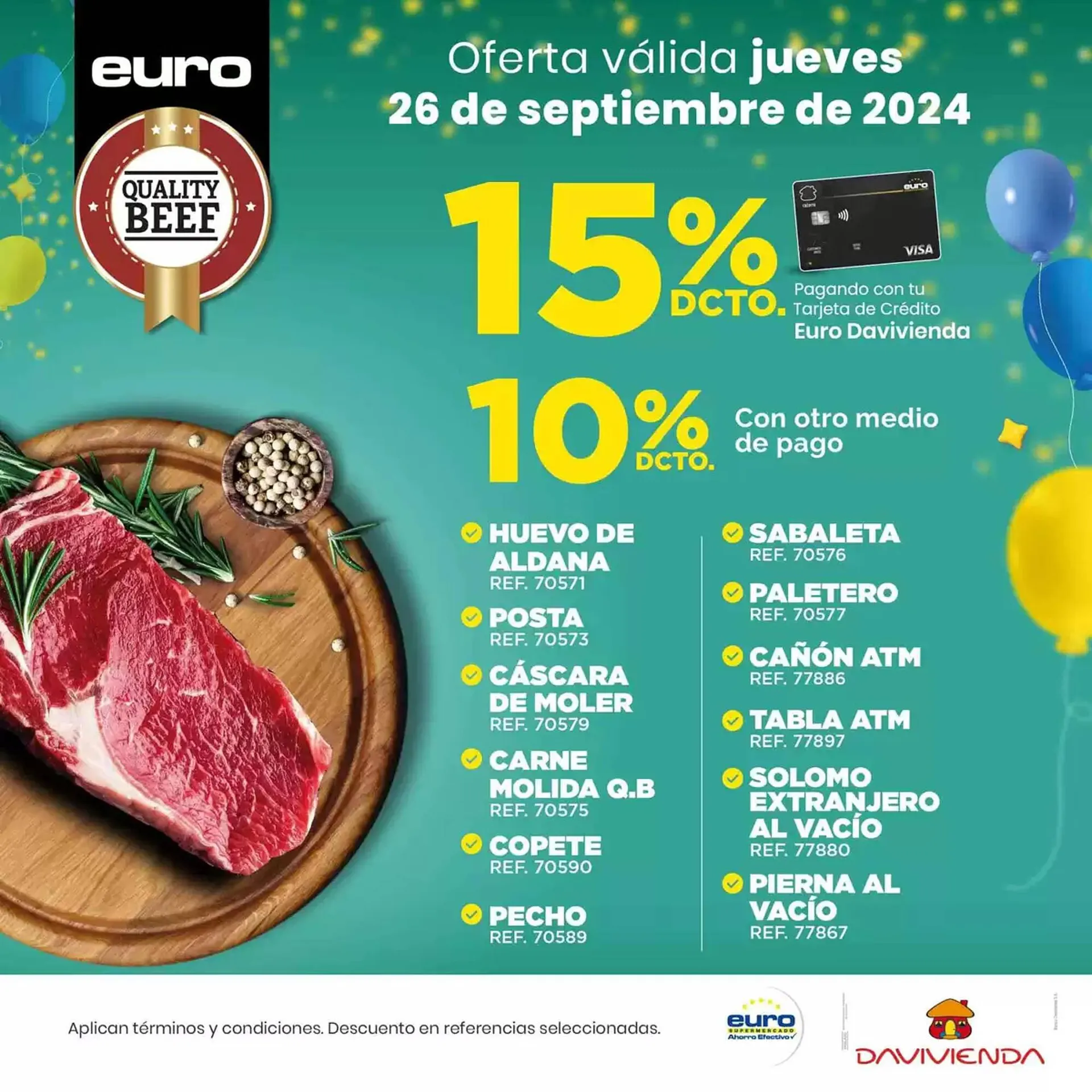 Catalogo de Catálogo Euro Supermercados 26 de septiembre al 10 de octubre 2024 - Pag 1