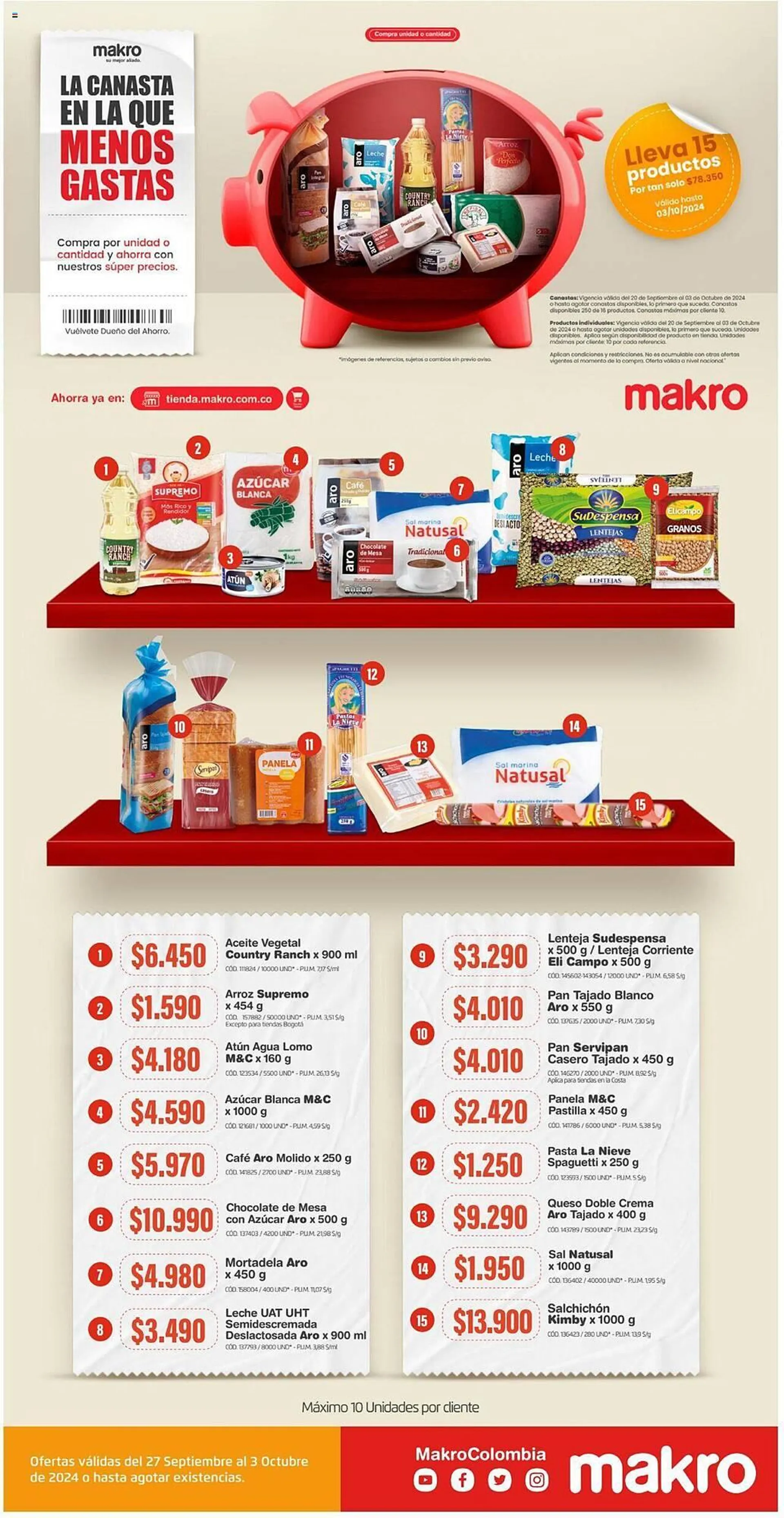 Catalogo de Catálogo Makro 27 de septiembre al 3 de octubre 2024 - Pag 4