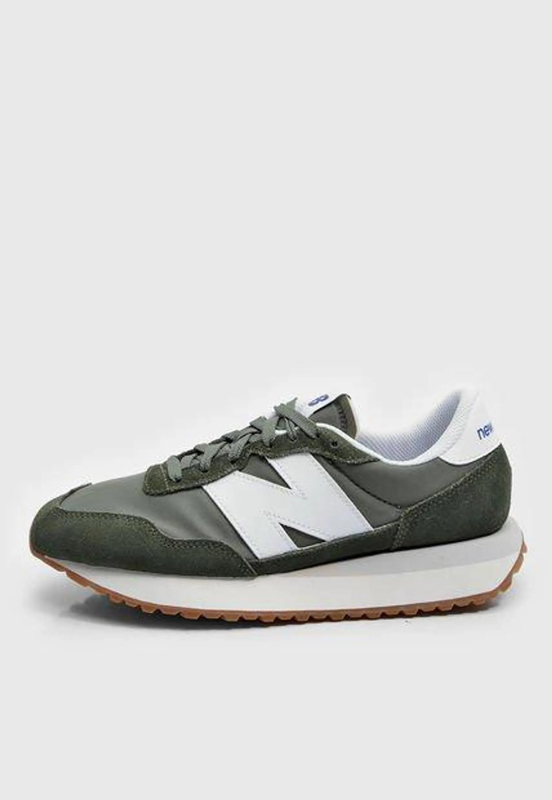 Tenis Lifestyle Verde Oliva-Marfil-Azul New Balance 237