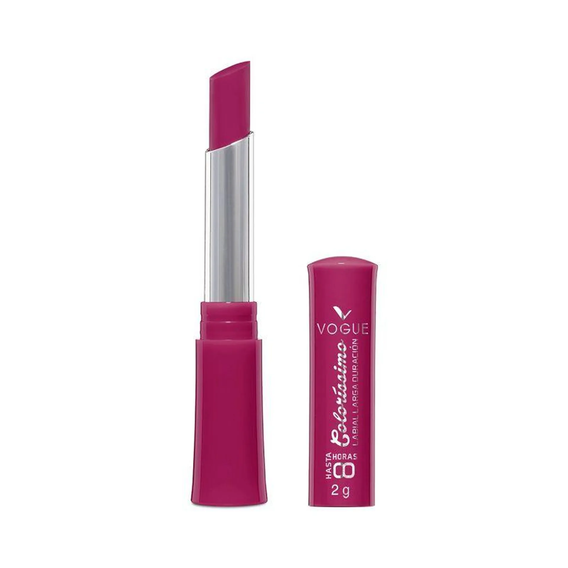 Labial En Barra Larga Duración Vogue Colorissimo Magenta X 2 Gr