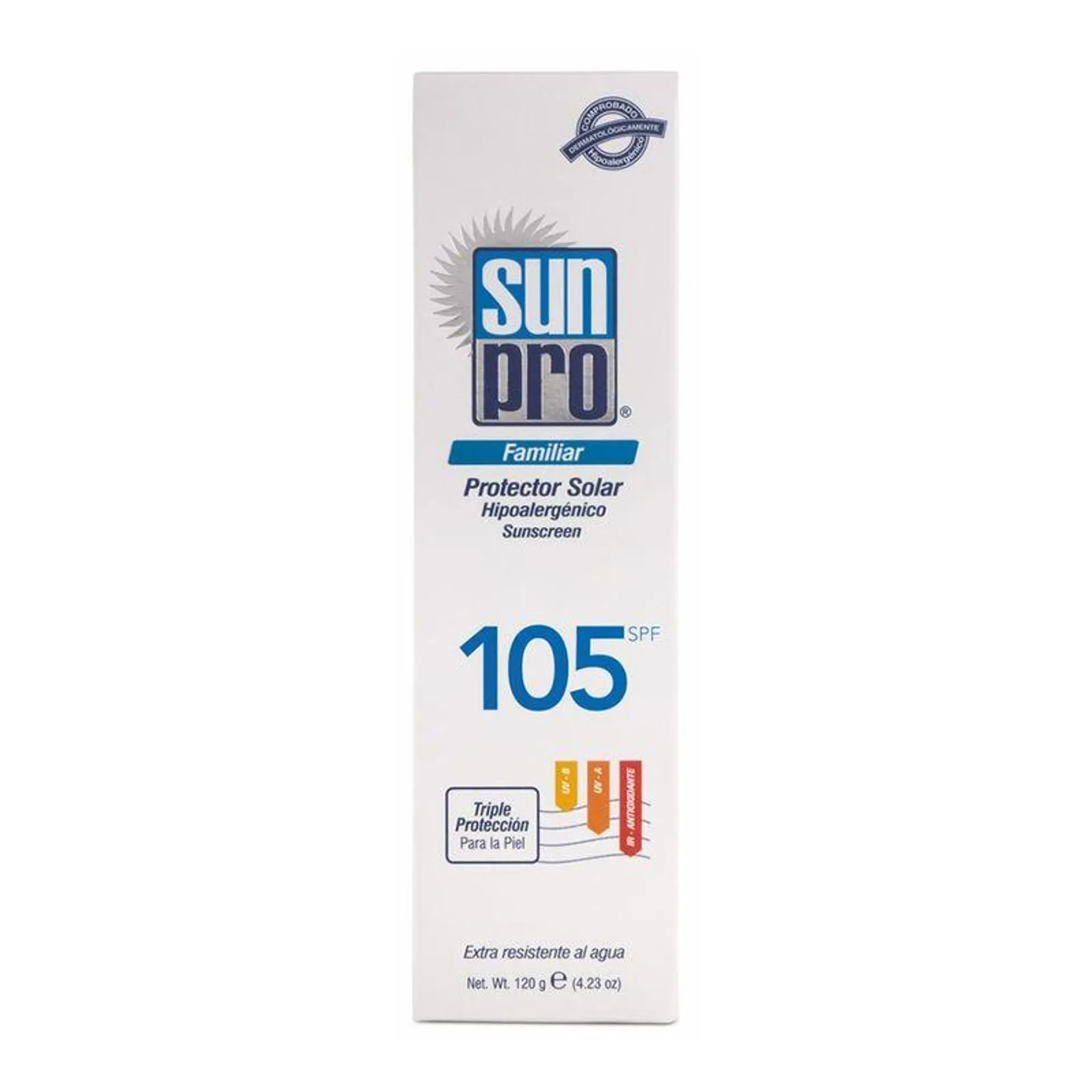 Protector Solar Sunpro Familiar Spf105 X 120G