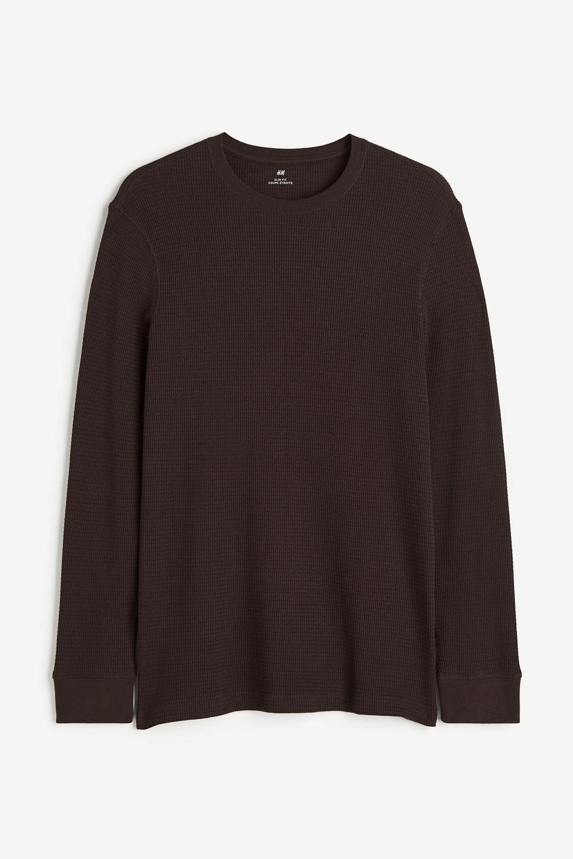 Camiseta en punto gofrado Slim Fit