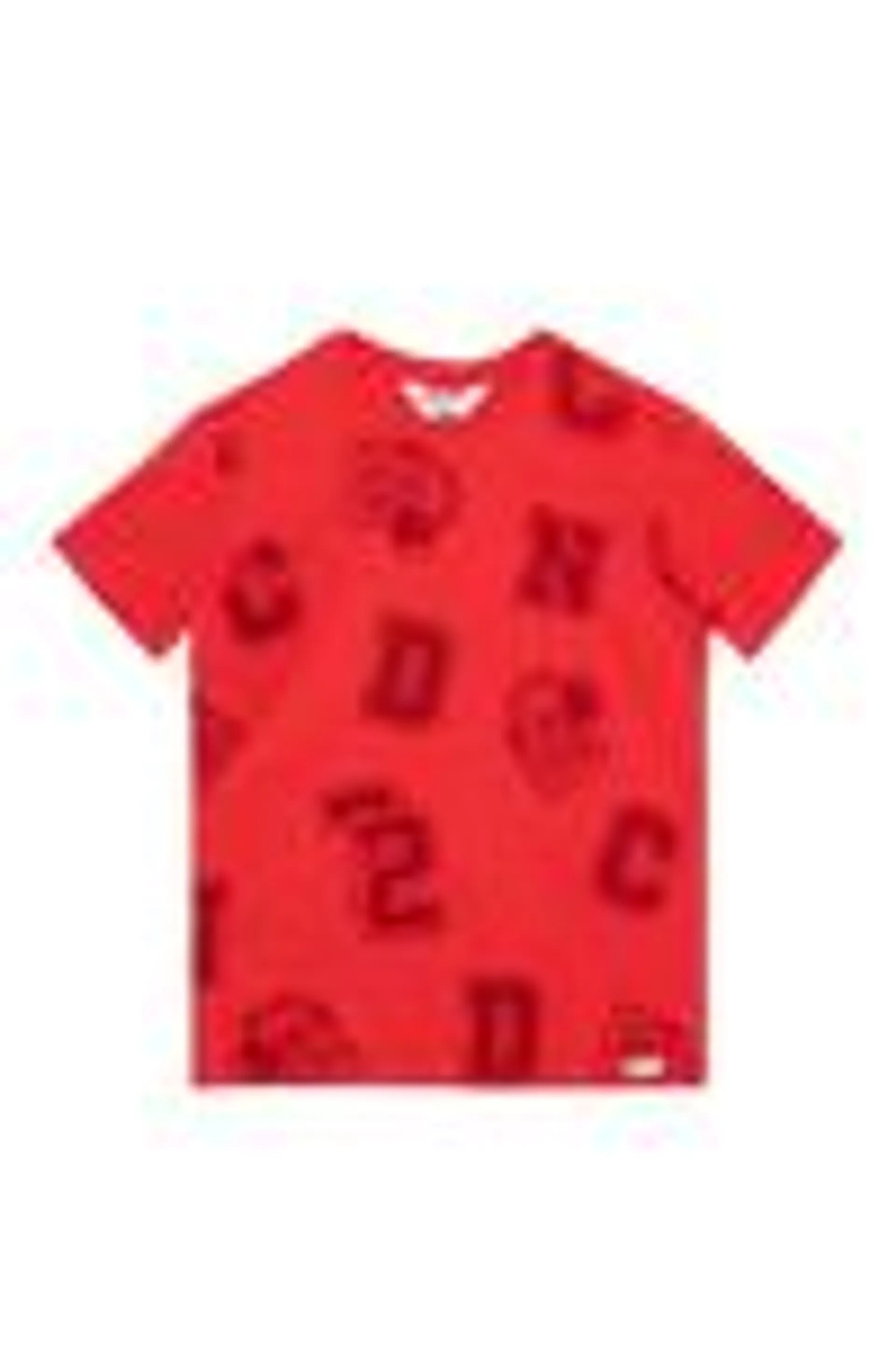 Camiseta Marcos roja para niño