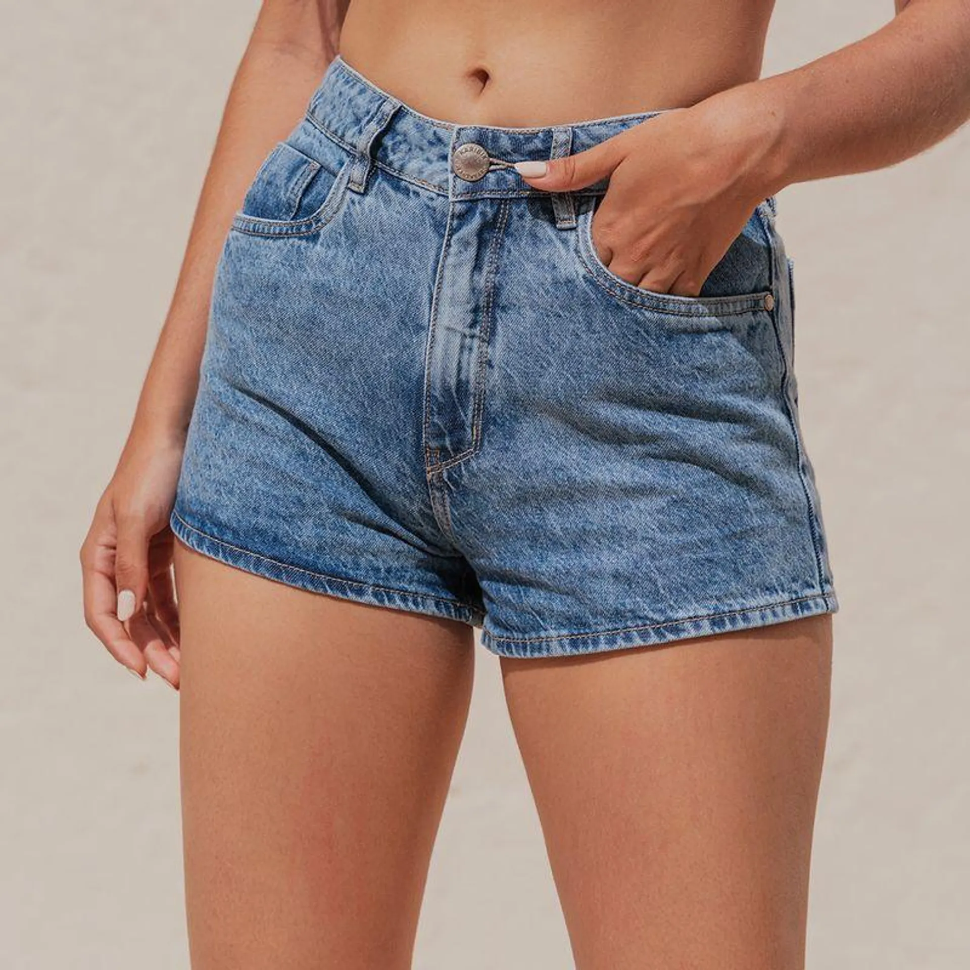 Short Momfit Talle Alto Frivo