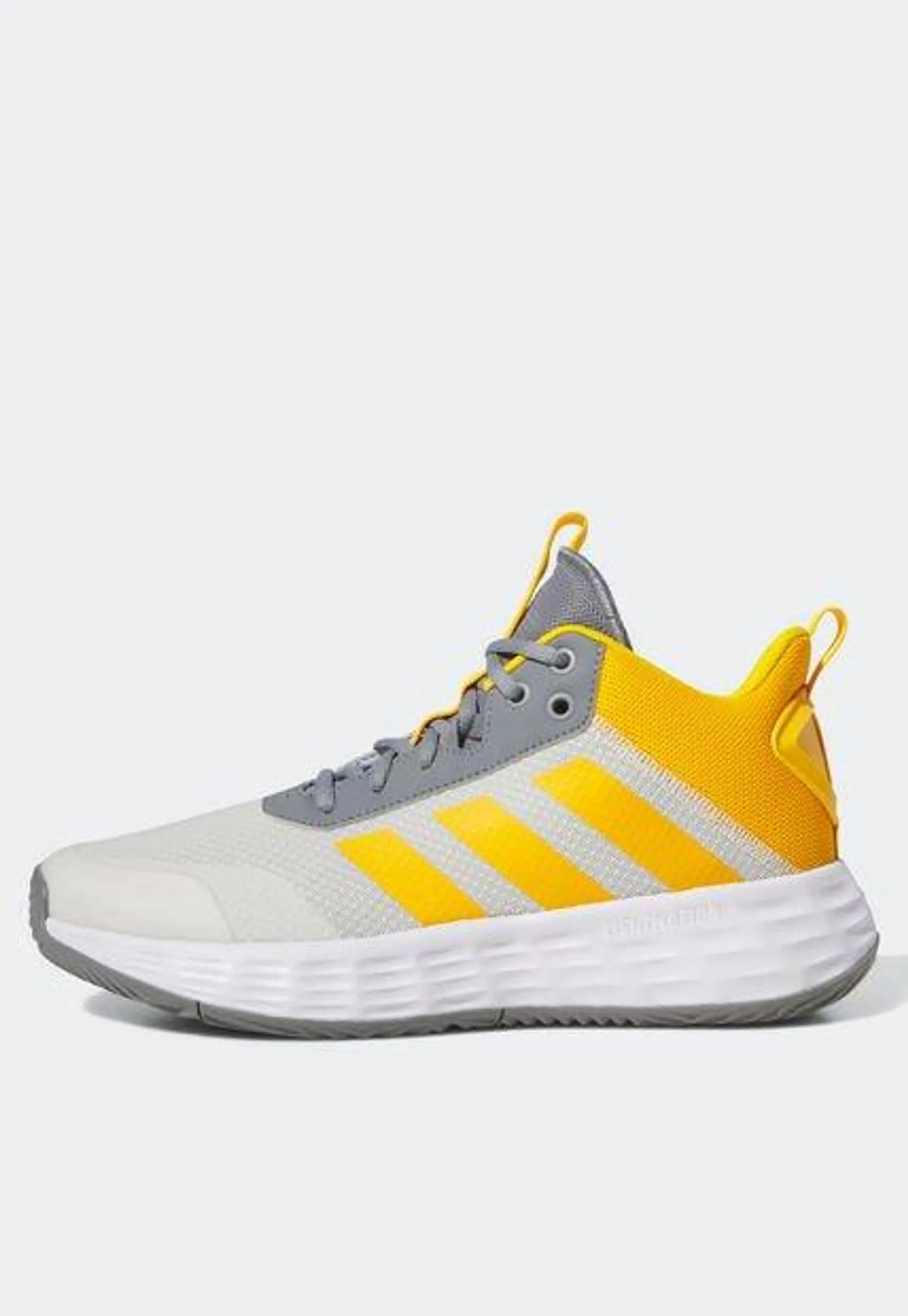 Tenis Basketball Gris-Amarillo-Blanco adidas Performance OwnTheGame