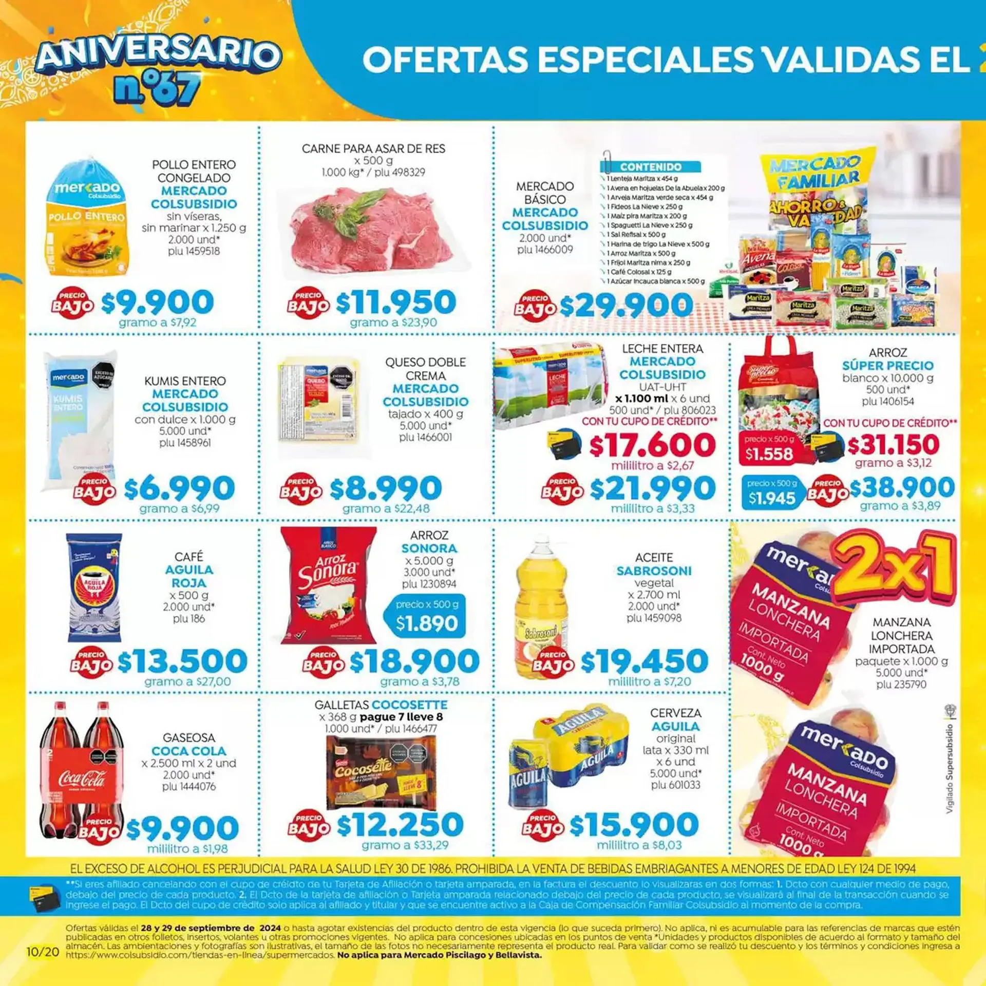 Catalogo de Catálogo Colsubsidio 26 de septiembre al 3 de octubre 2024 - Pag 10