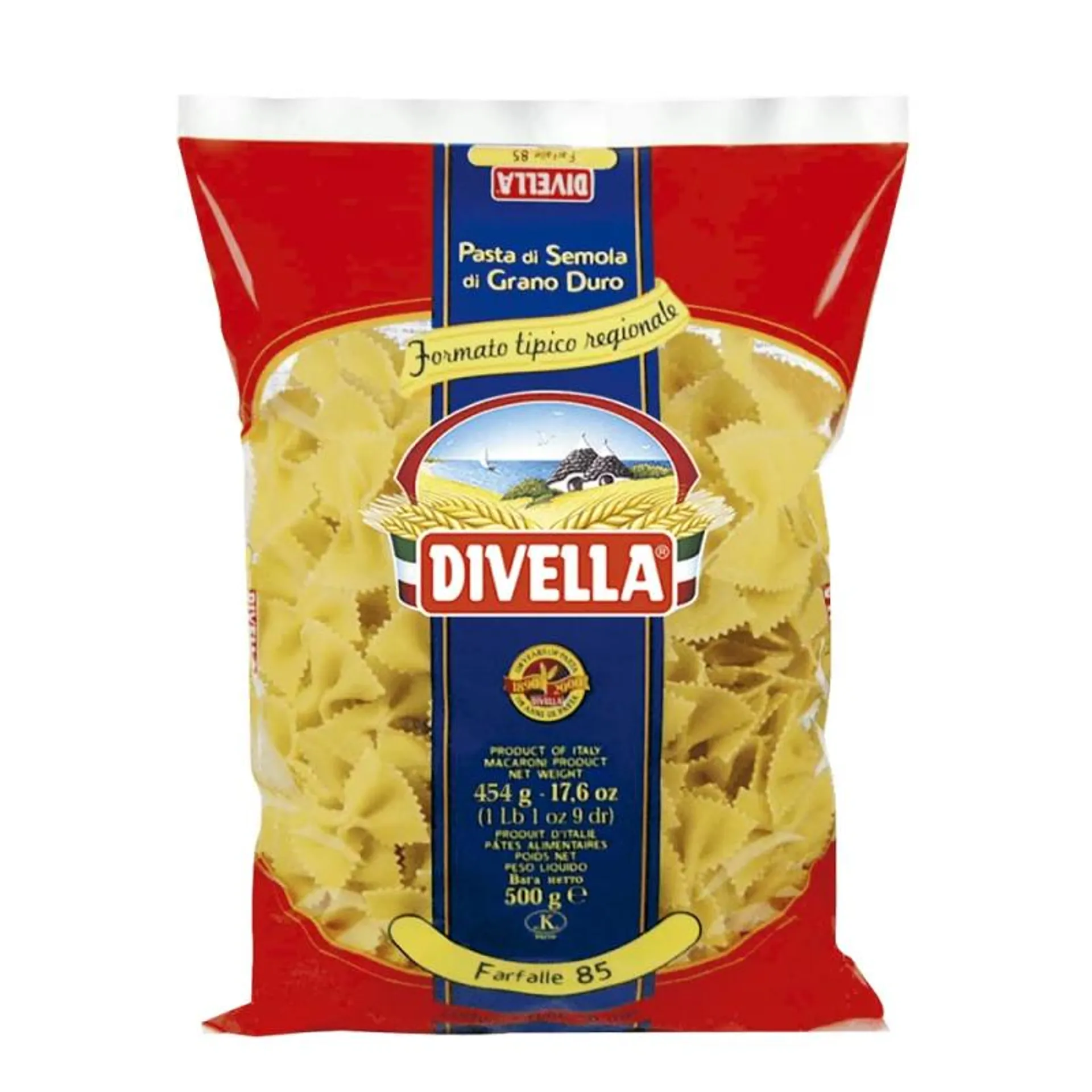 Pasta Divella Farfalle 454 g