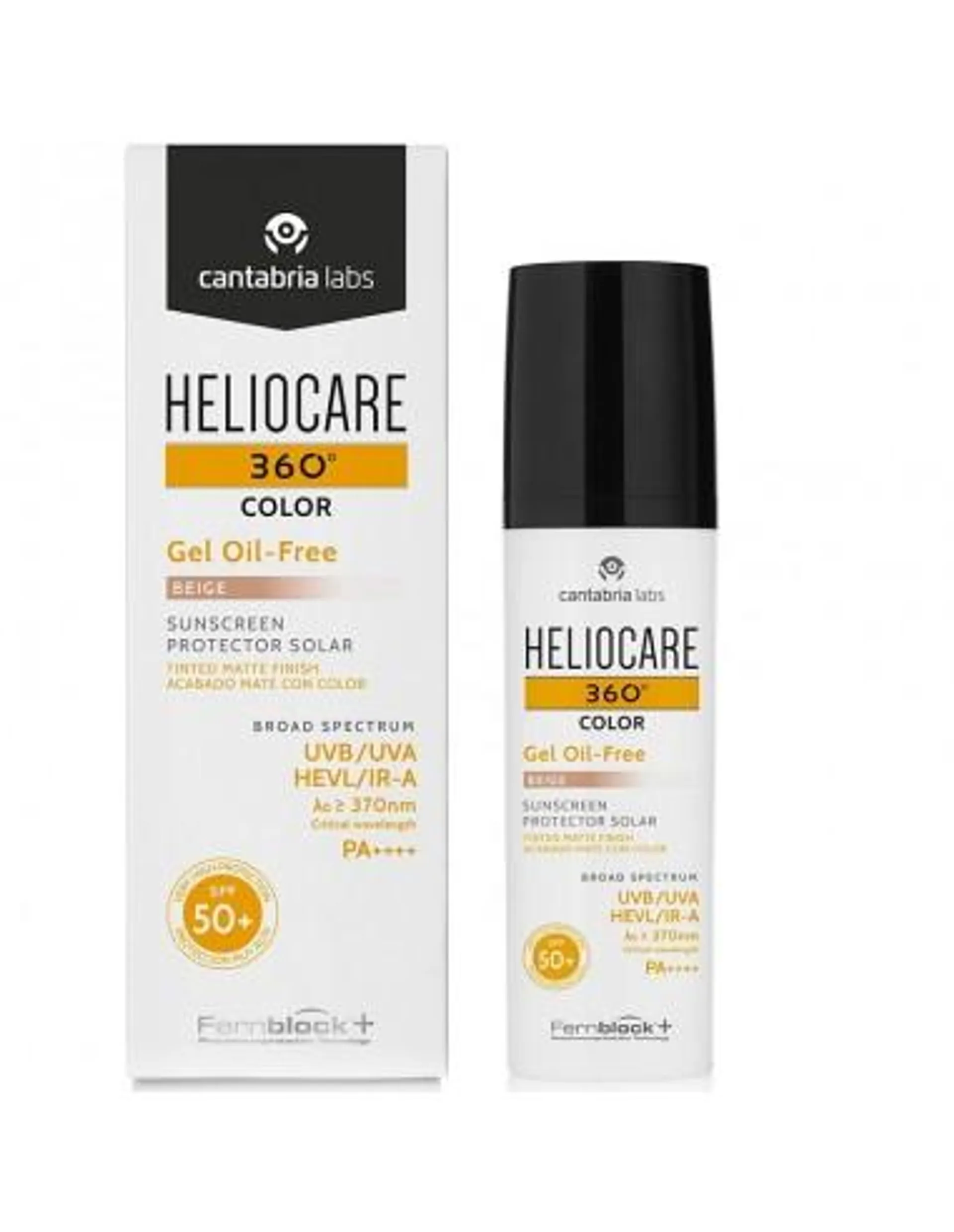 Heliocare 360 Gel Oil Free Color Beige SPF50+ X50ML