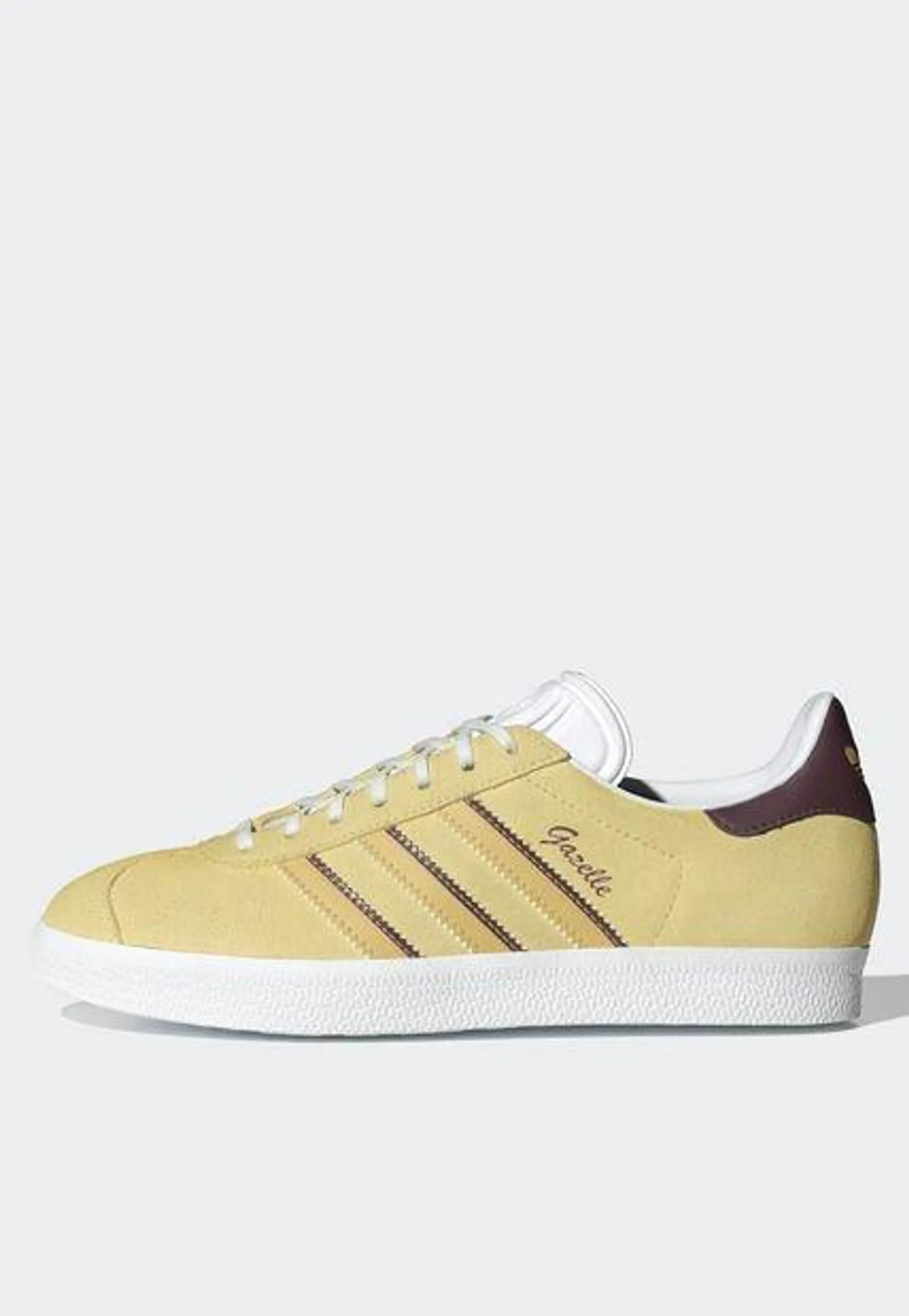 Tenis Lifestyle Amarillo-Blanco-Borgoña adidas Originals Gazelle