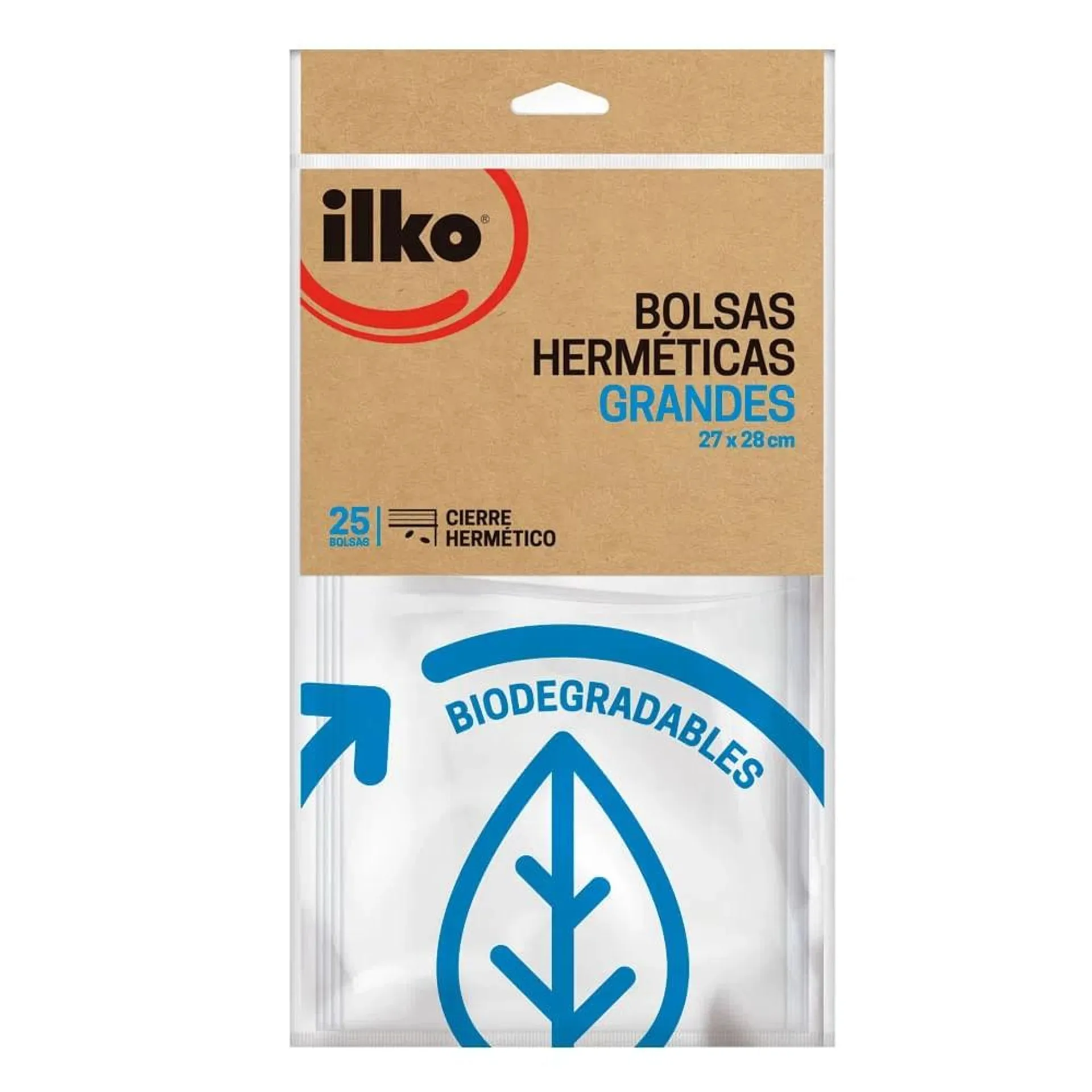 Bolsa Hermet Ilko Clas Biosmart 25 Und 27 X 28 Cm Natural