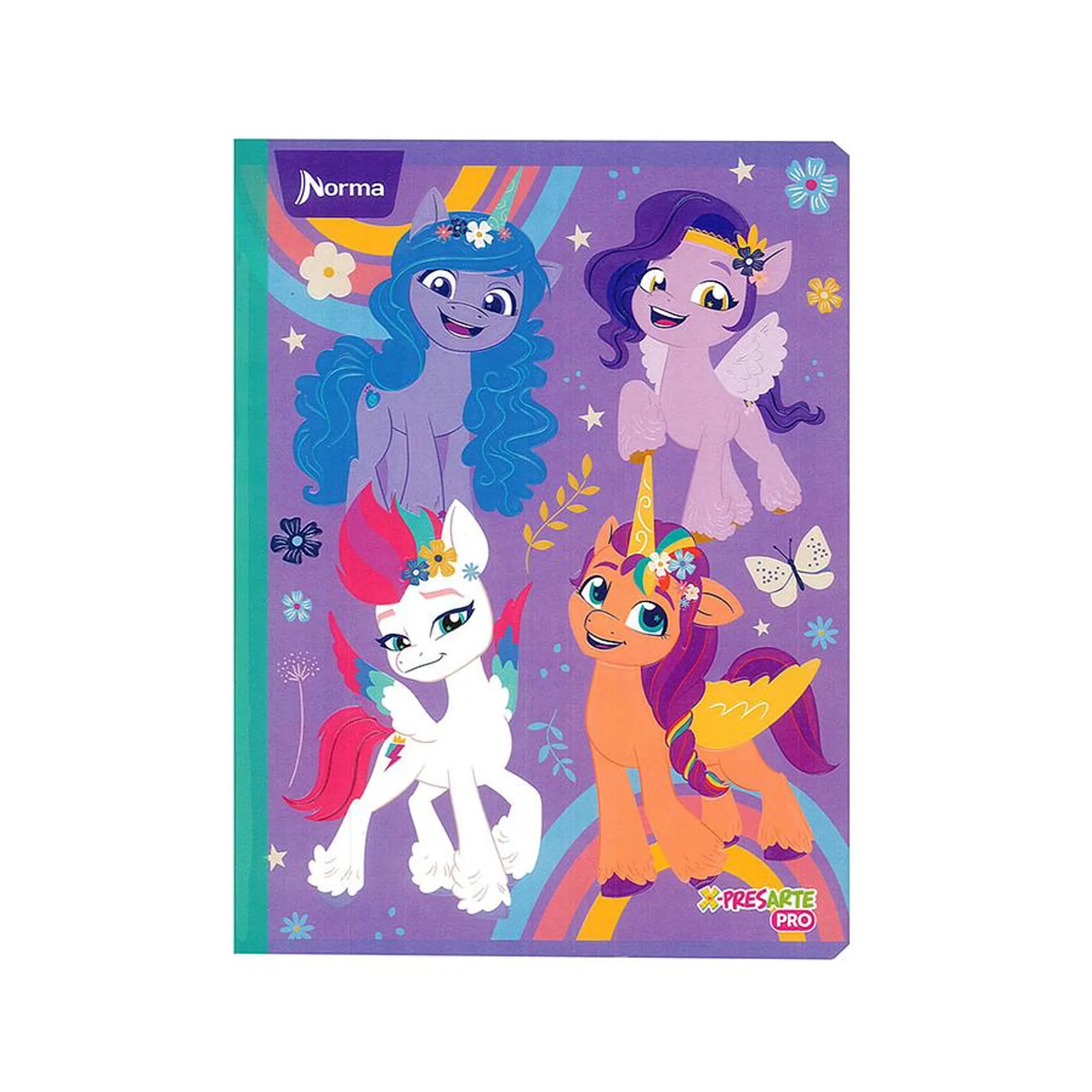 Cuaderno Cosido Norma My Little Pony 100 Hojas Cuadros