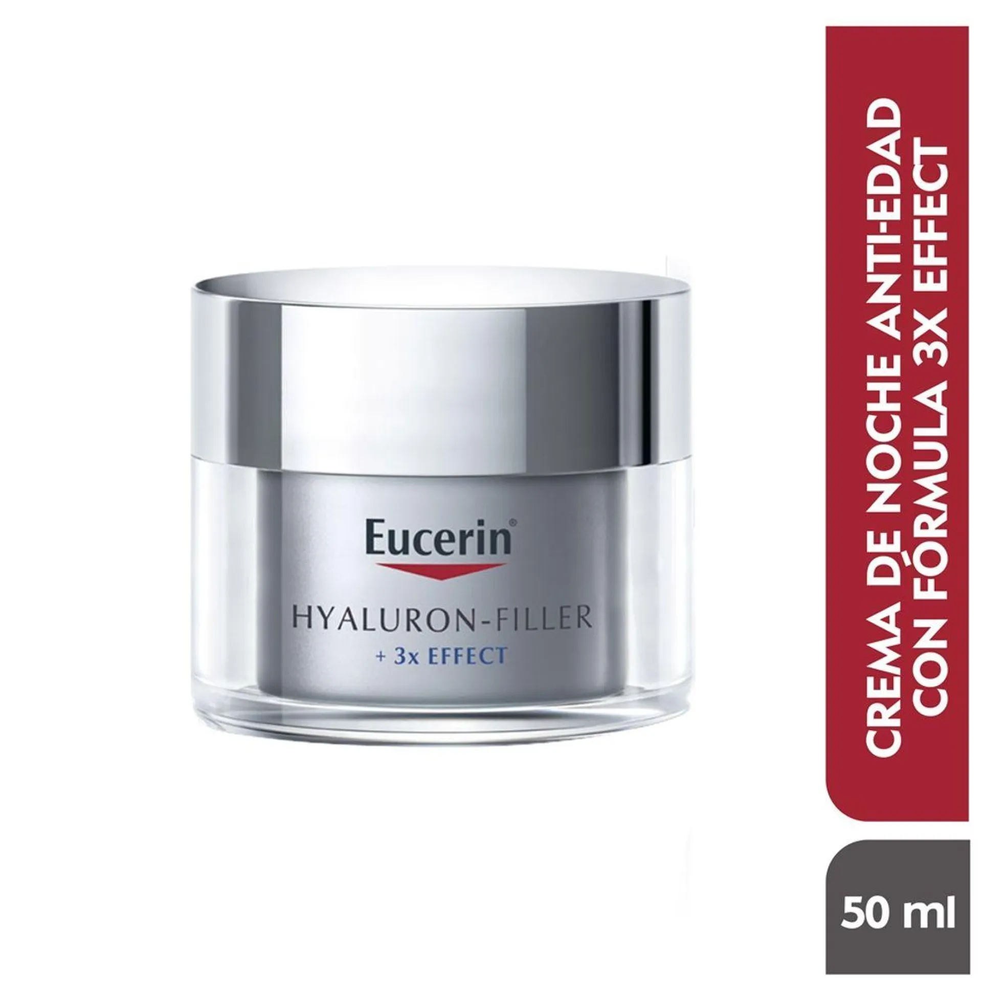 Crema Facial Antiedad Noche Eucerin Hyaluron Filler Triple Efecto X 50Ml