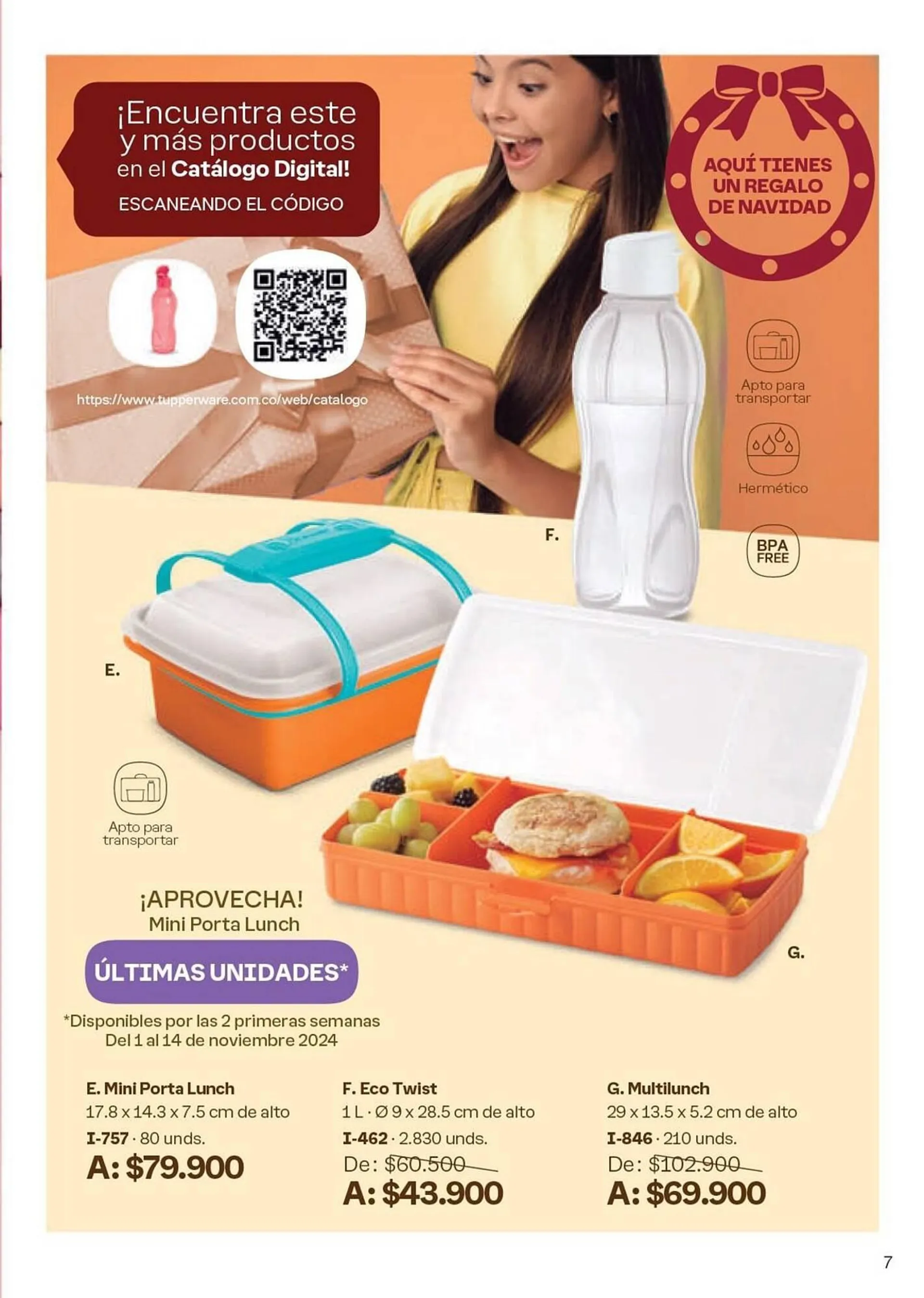 Catalogo de Catálogo Tupperware 19 de noviembre al 31 de diciembre 2024 - Pag 7