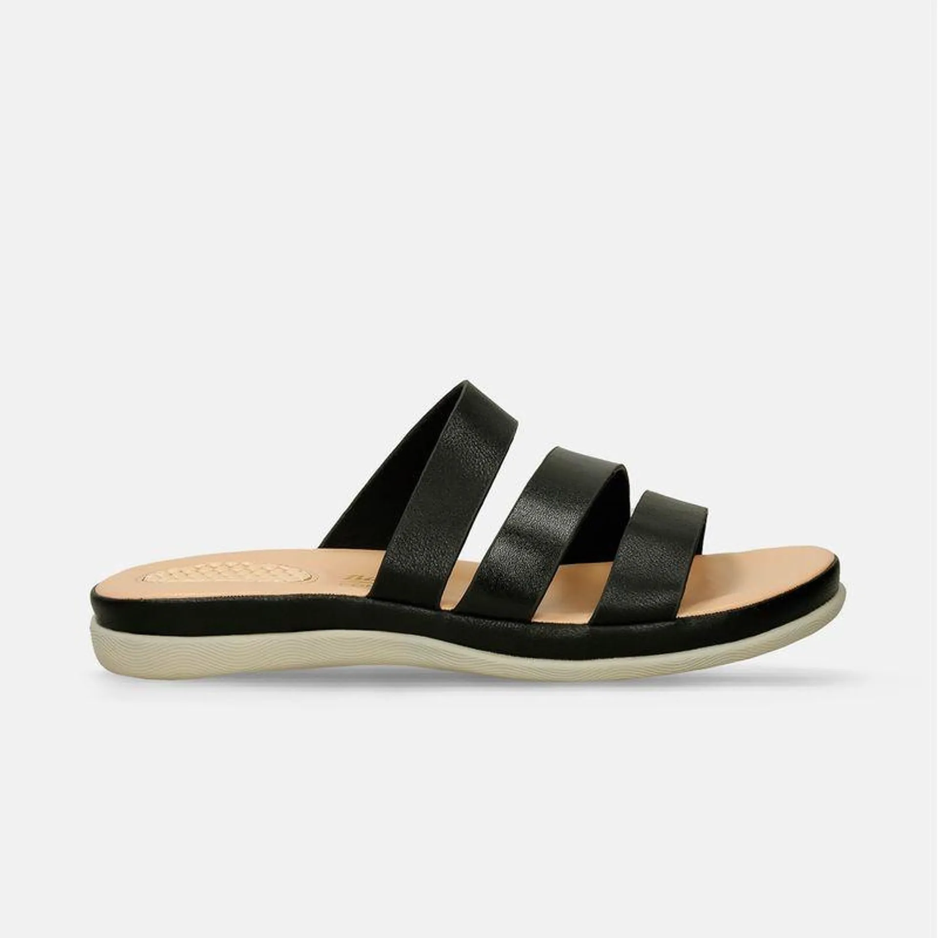 Sandalias Negro Bata Comfit Jamaica Mujer