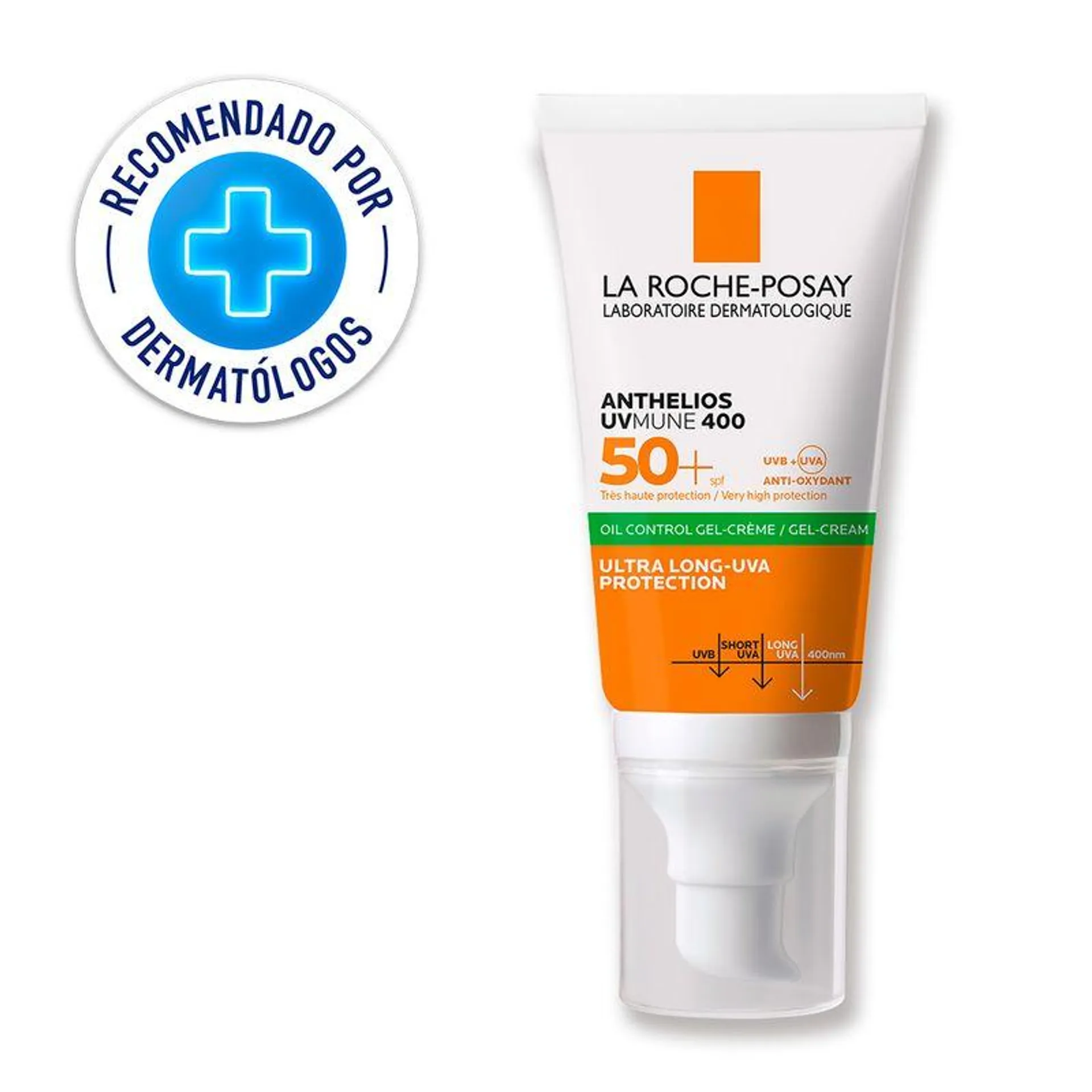 Protector Solar Facial La Roche Posay Anthelios Uvmune Oil Control Gel Spf50+ X 50ml