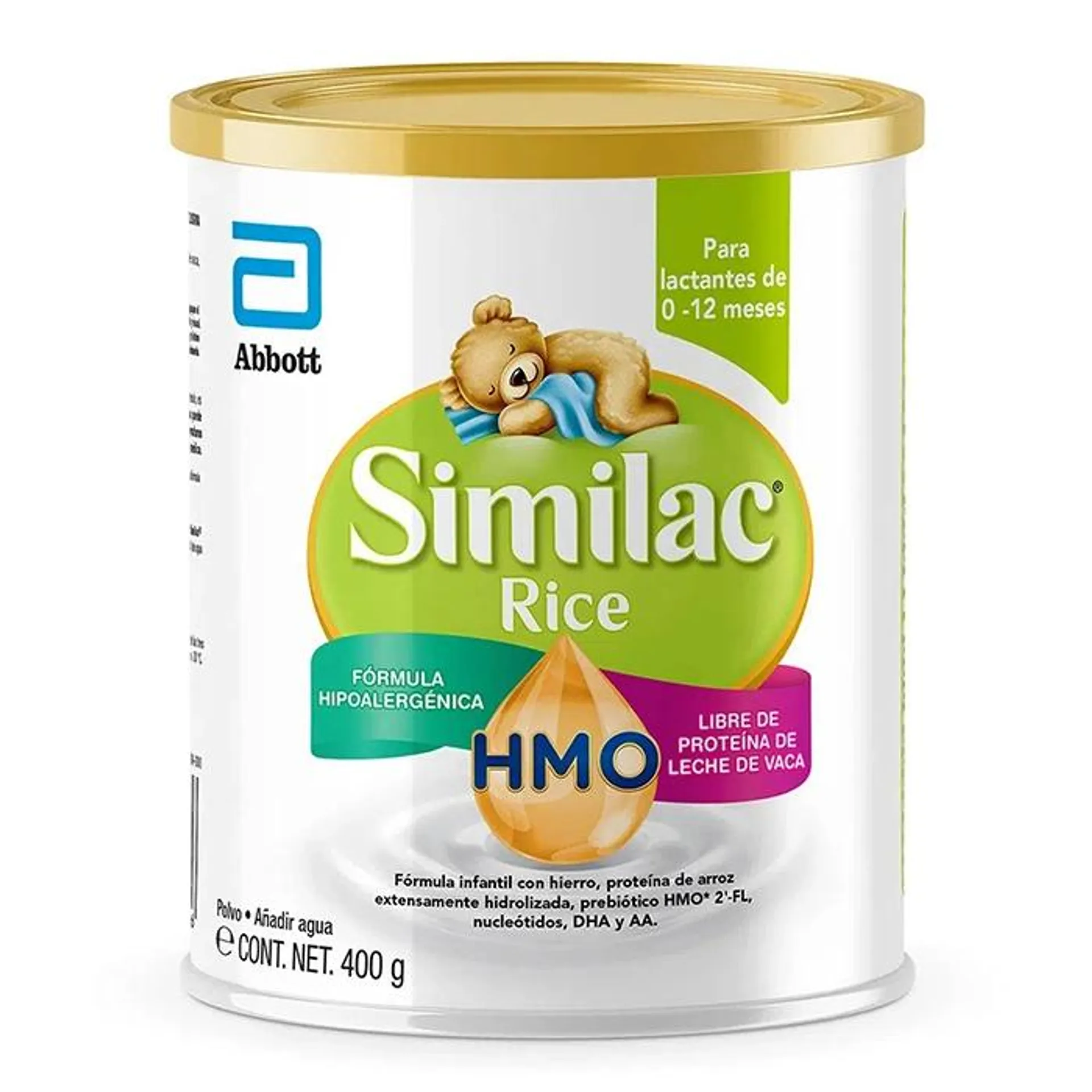 Formula Infantil Similac Rice Hmo Et 1 0-12m X 400g