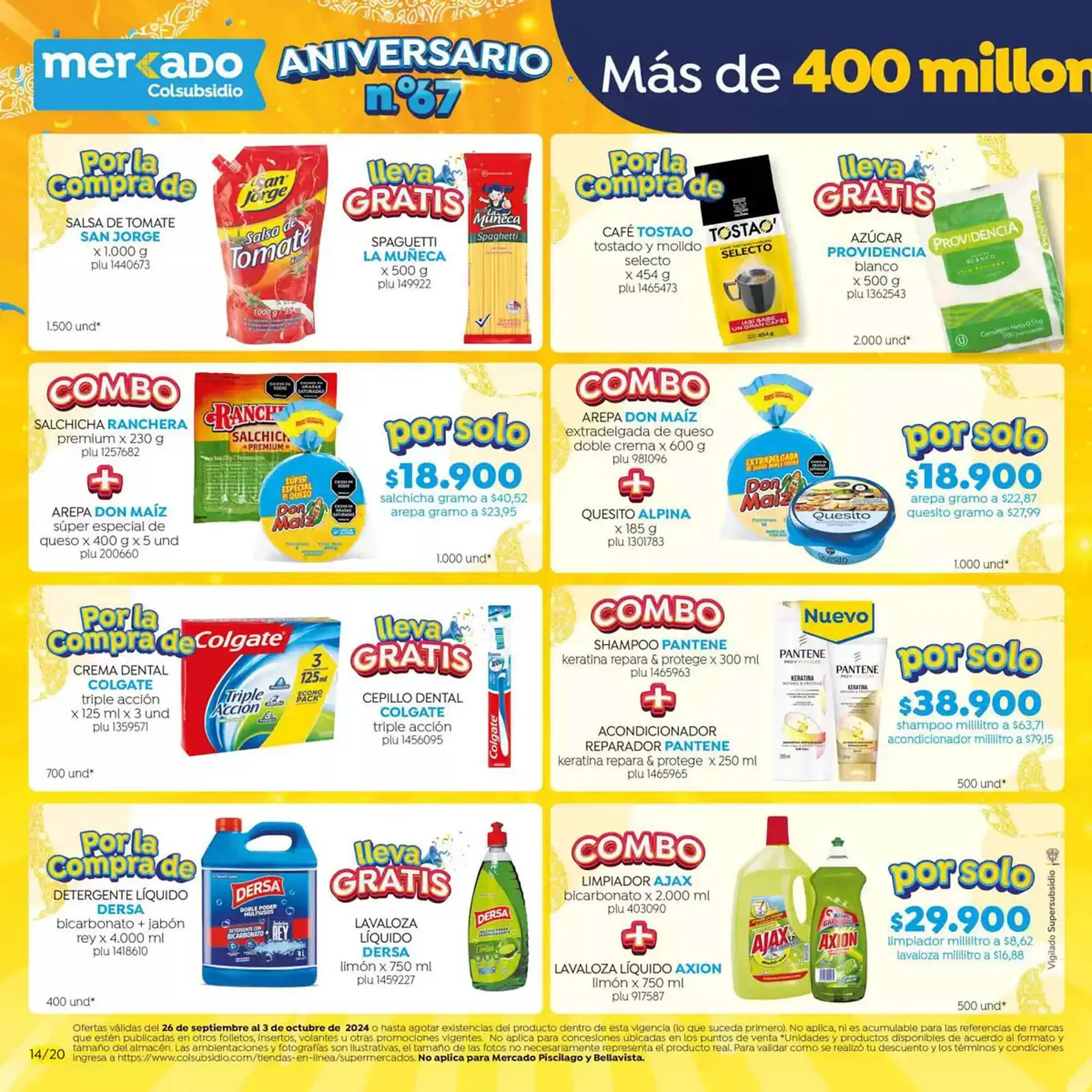 Catalogo de Catálogo Colsubsidio 26 de septiembre al 3 de octubre 2024 - Pag 14