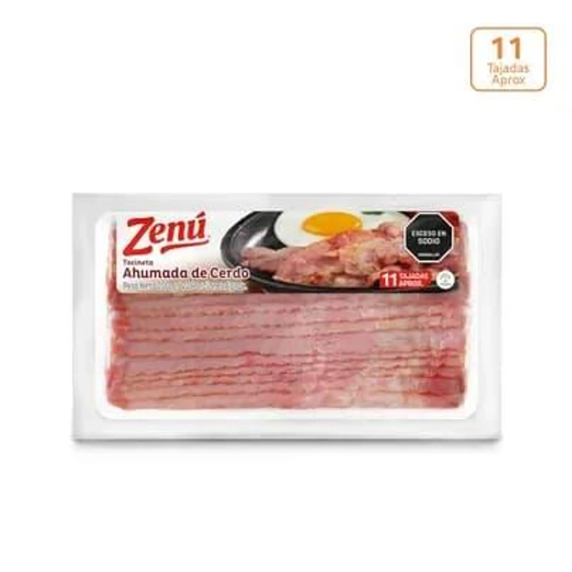 Tocineta ahumada de cerdo Zenú x 200g