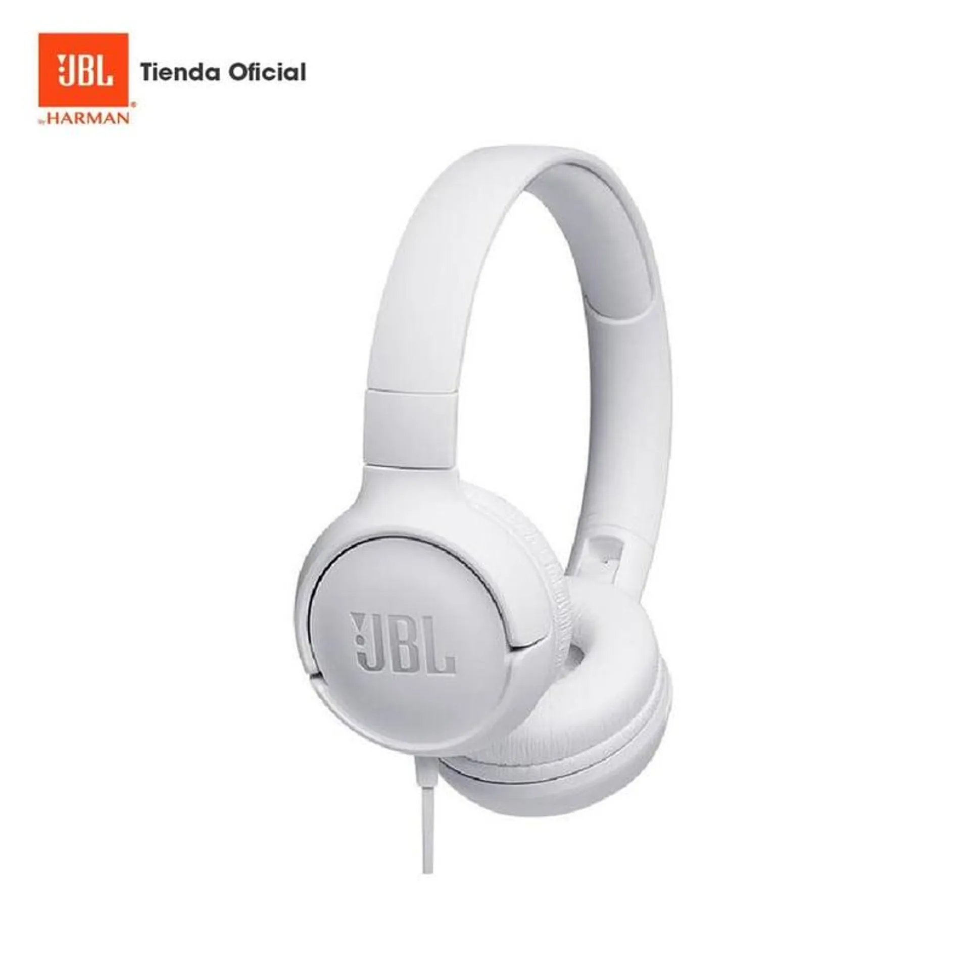 Audífonos JBL T500 con Microfono - Blanco