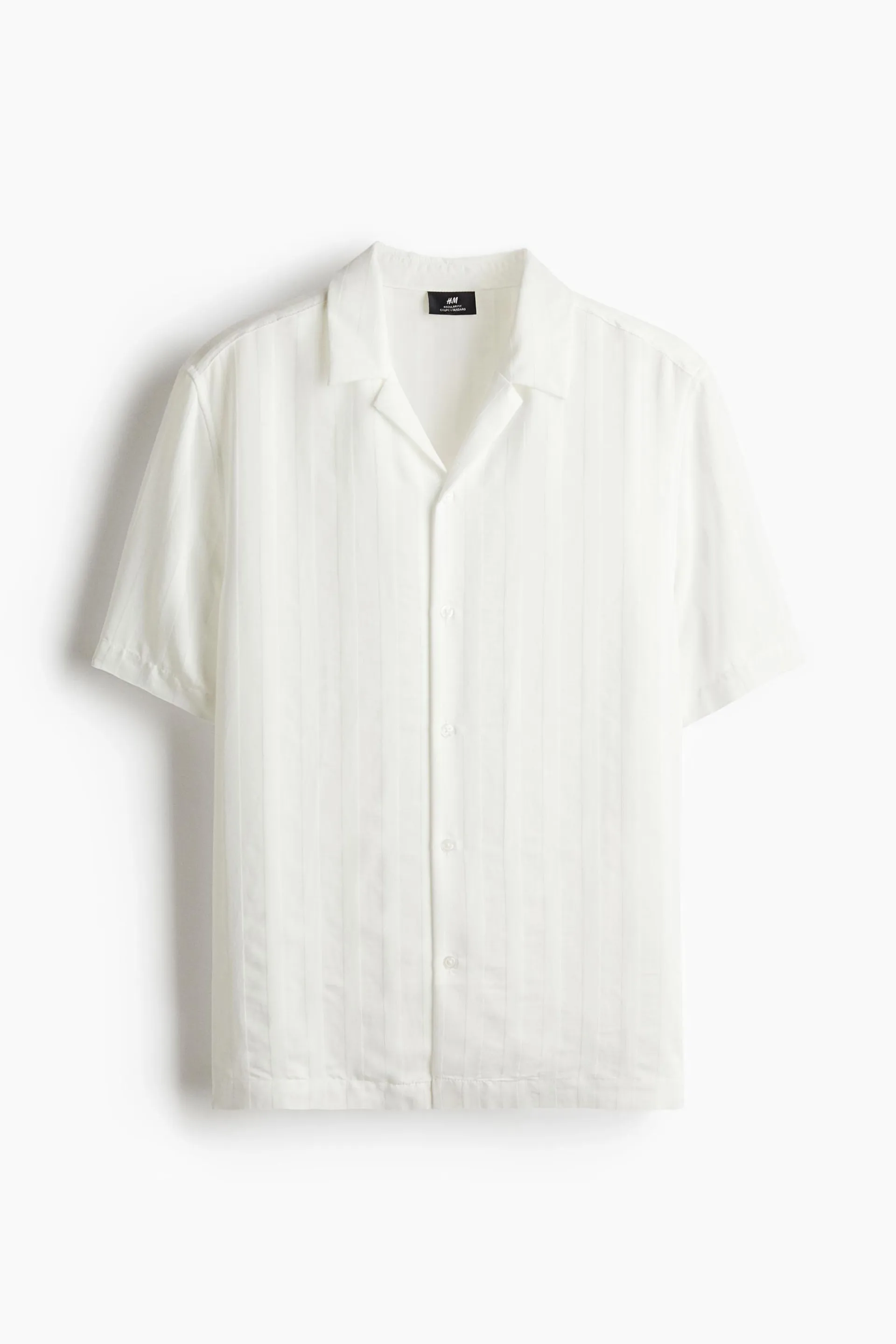 Camisa resort Regular Fit en tejido texturizado