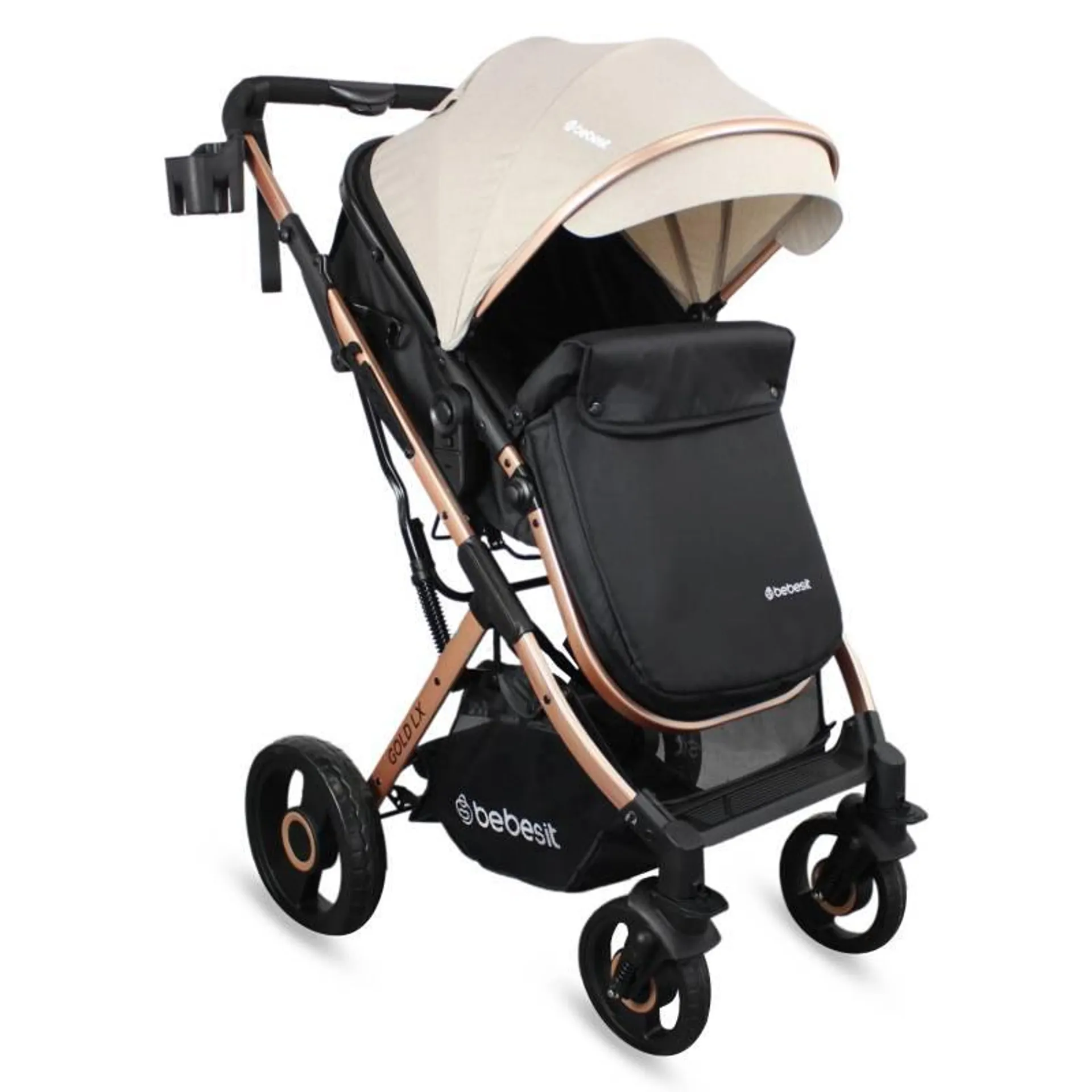 Coche Para Bebe Bebesit Gold Lx Beige