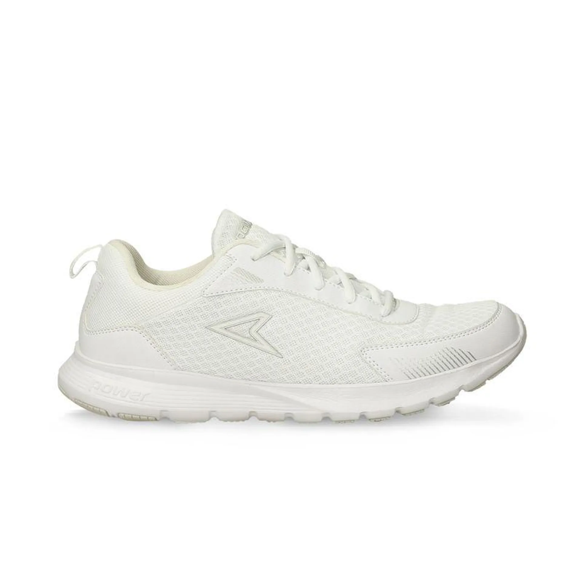 Tenis Deportivos Blanco-Gris Power Wave Strive Hombre