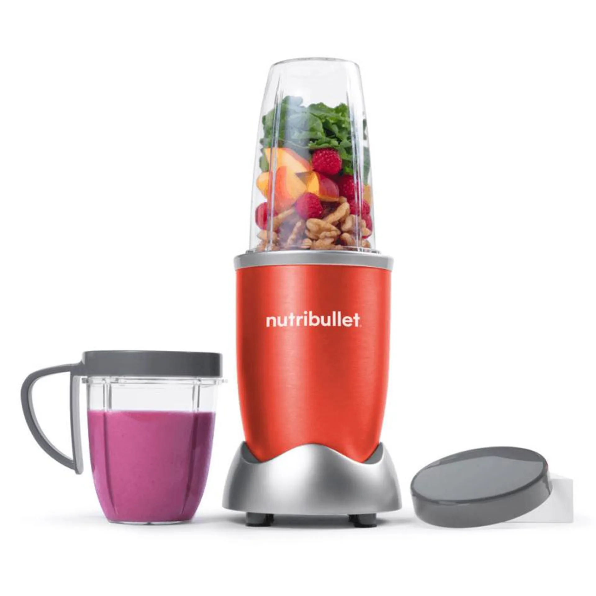 Nutribullet 8 Piezas De 600 Watts Color Rojo