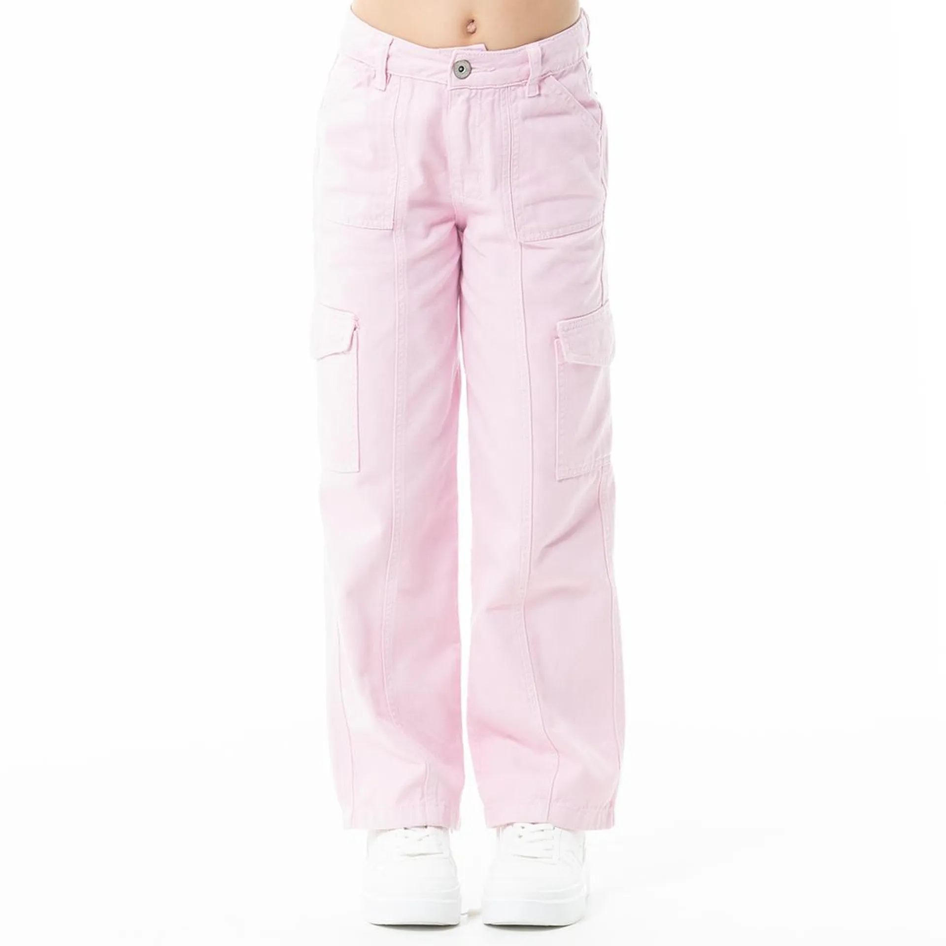 PINK CARGO PANTS FOR GIRLS