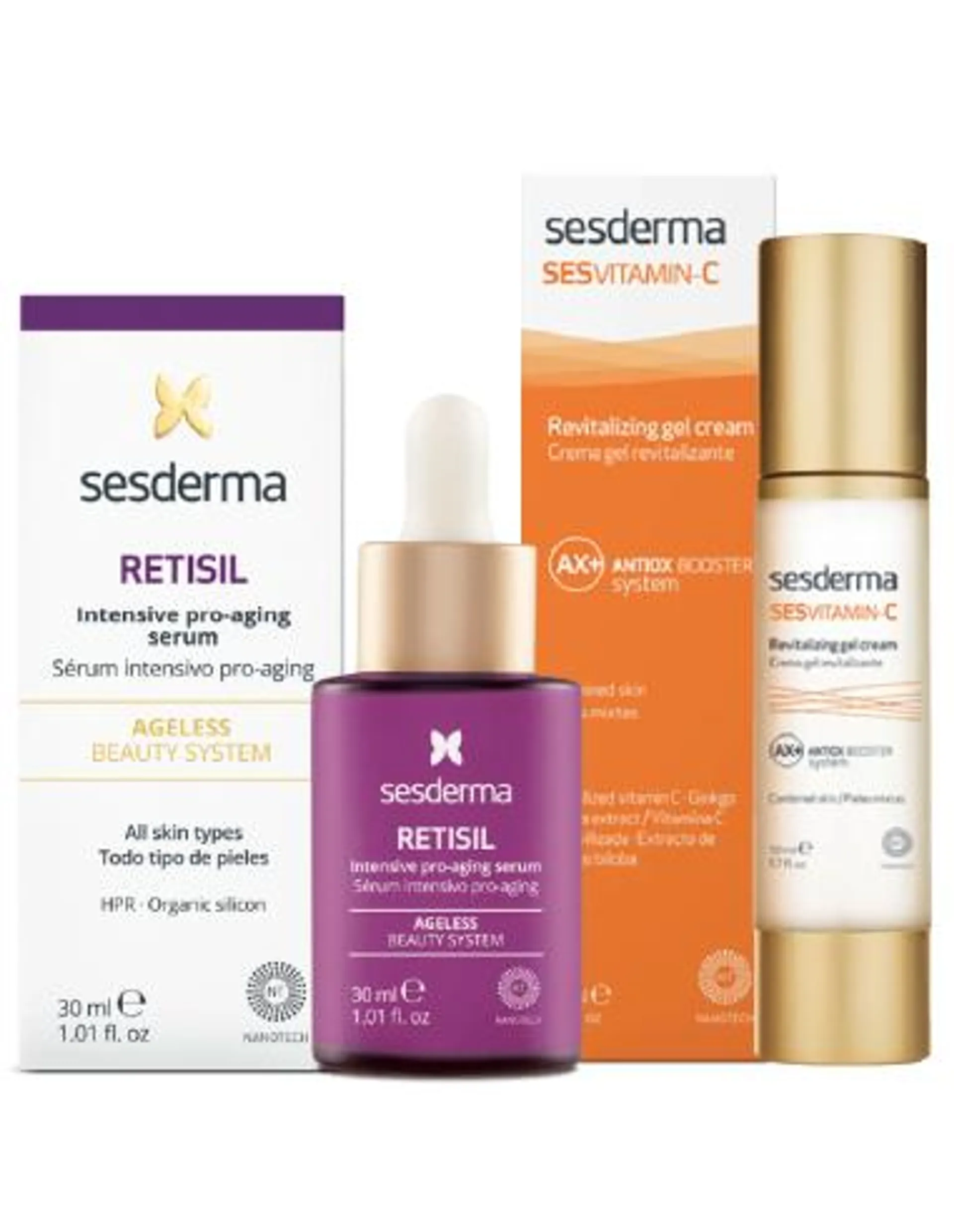 Kit Promo Retisil Sérum Gratis Sesvitamin-C Crema Gel