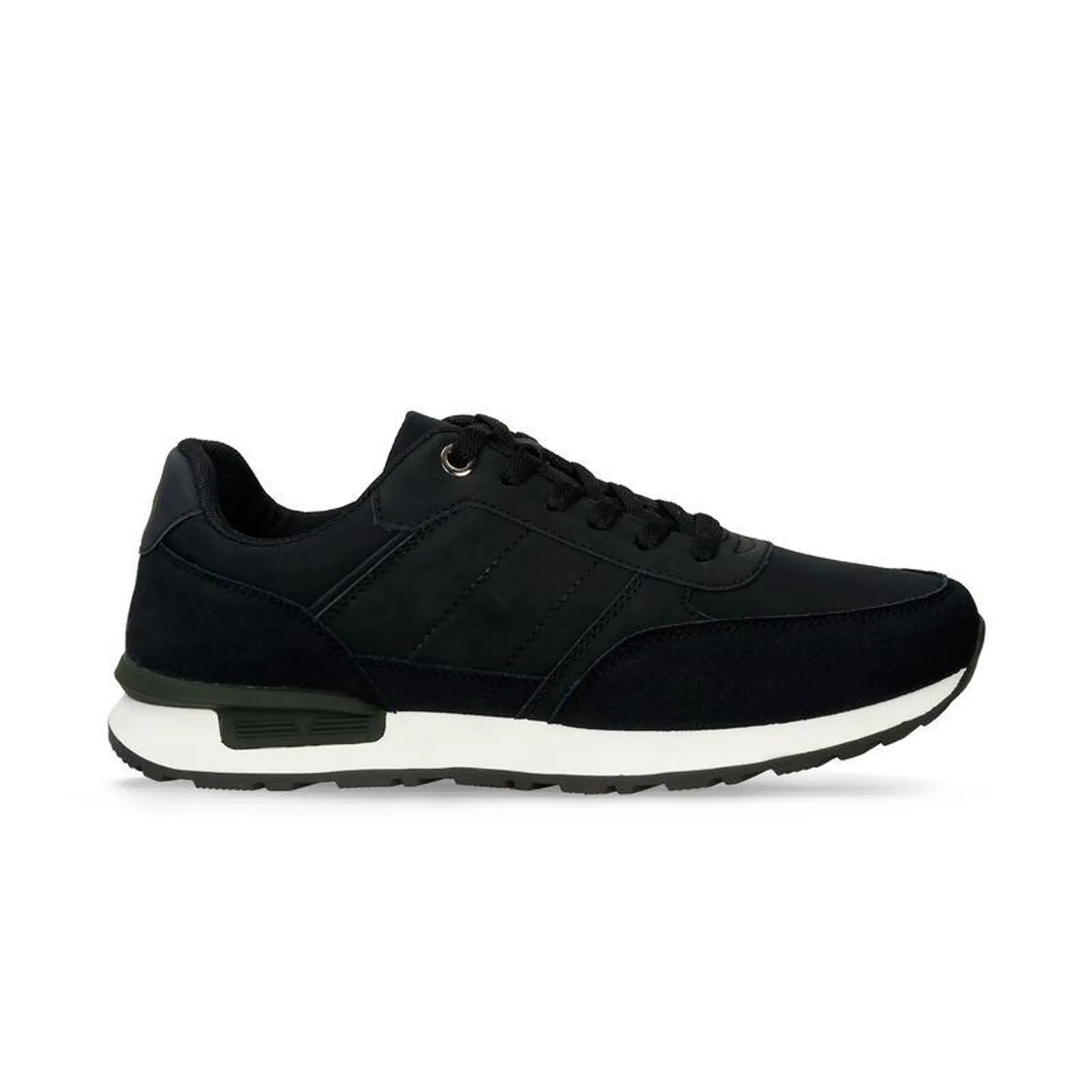 Tenis Casuales Negro Bata Lewis Cor Hombre