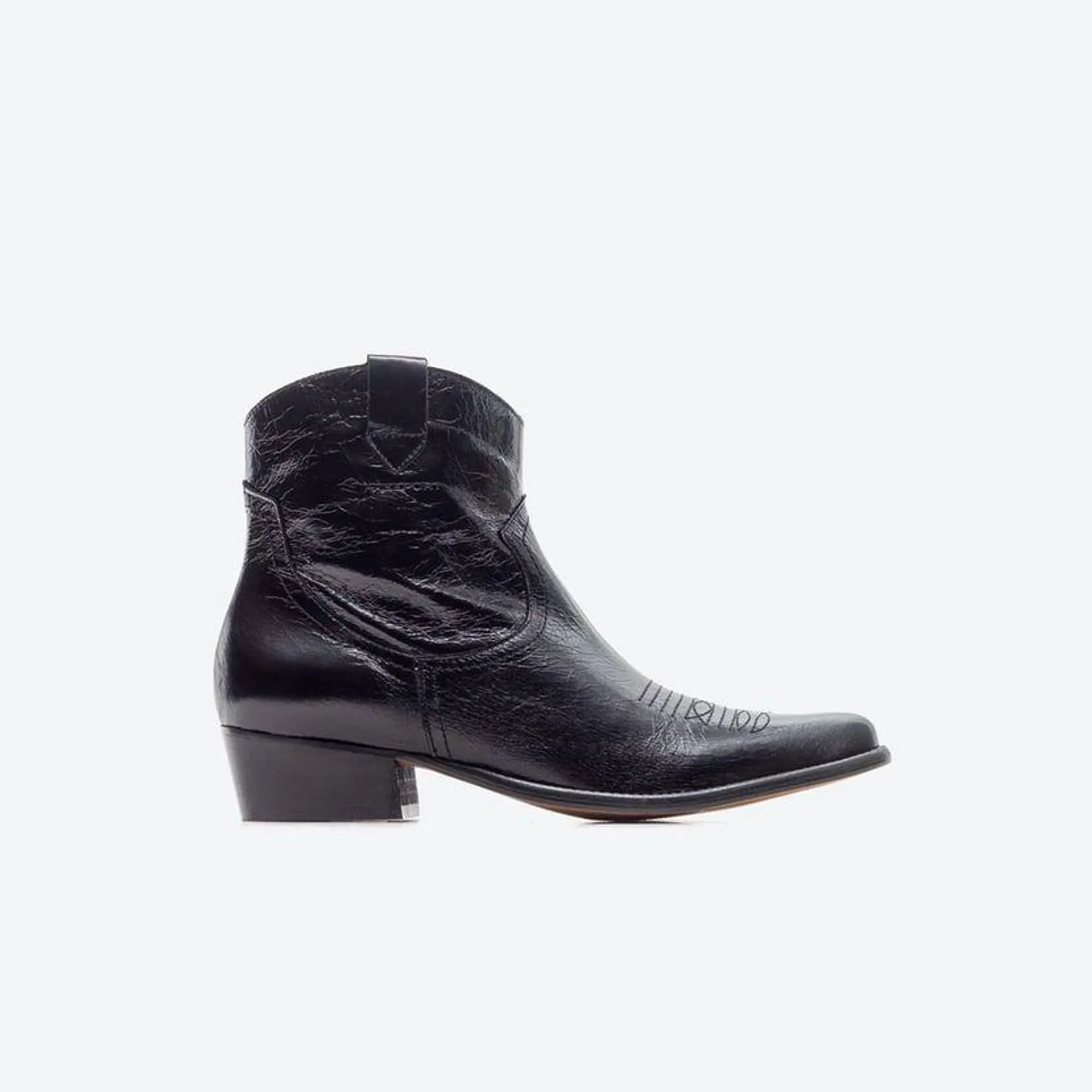 The Everyday Lowrise Texan Boot Bota Casual Mujer Freeport Bcgu Negro