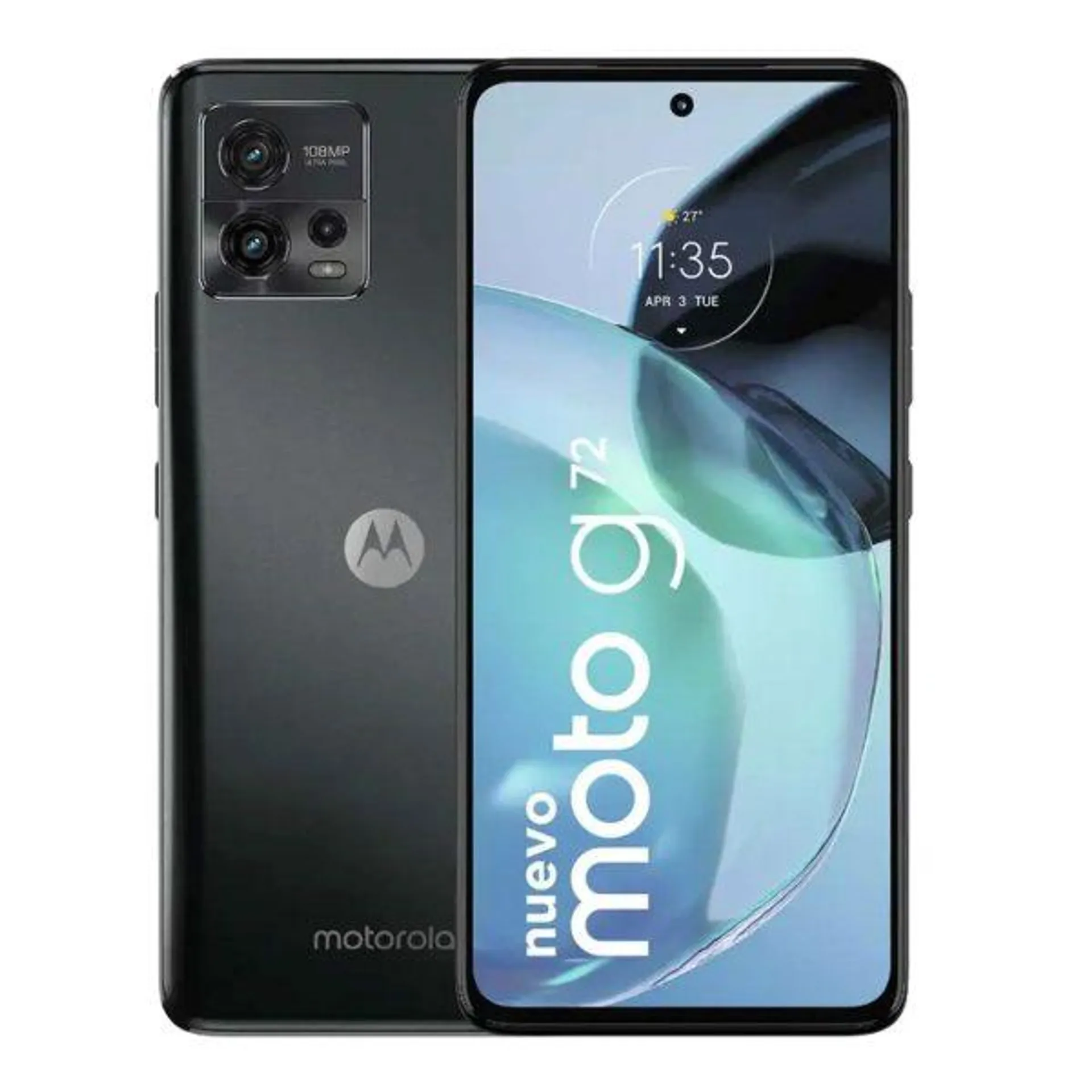 Celular MOTOROLA G72 128Gb 6Gb Negro