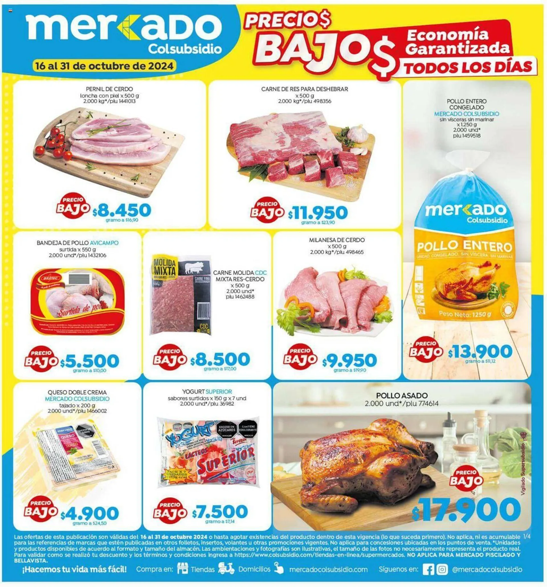 Catalogo de Catálogo Colsubsidio 16 de octubre al 31 de octubre 2024 - Pag 1