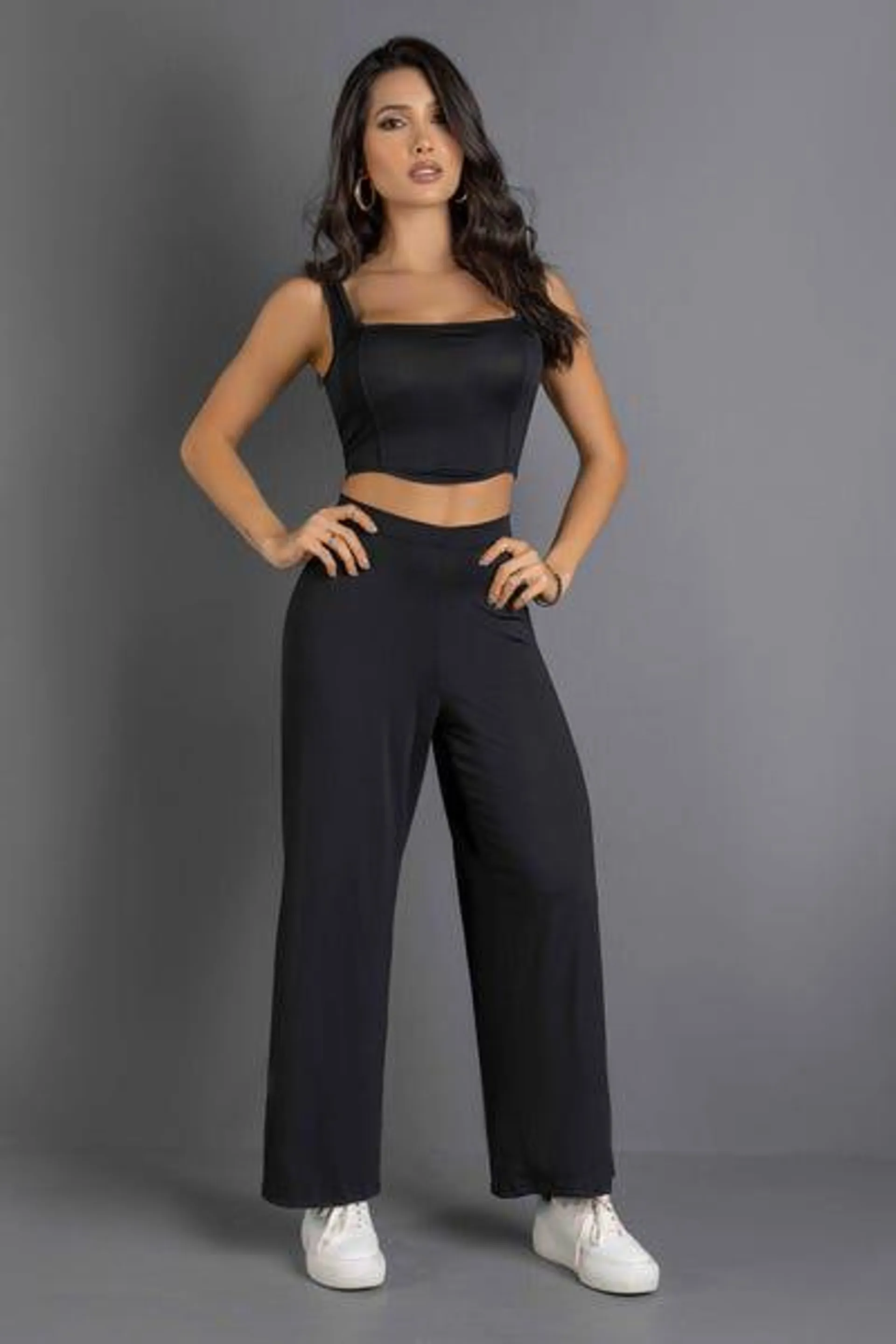 CONJUNTO X 2 CAMISETA - PANTALON Negro