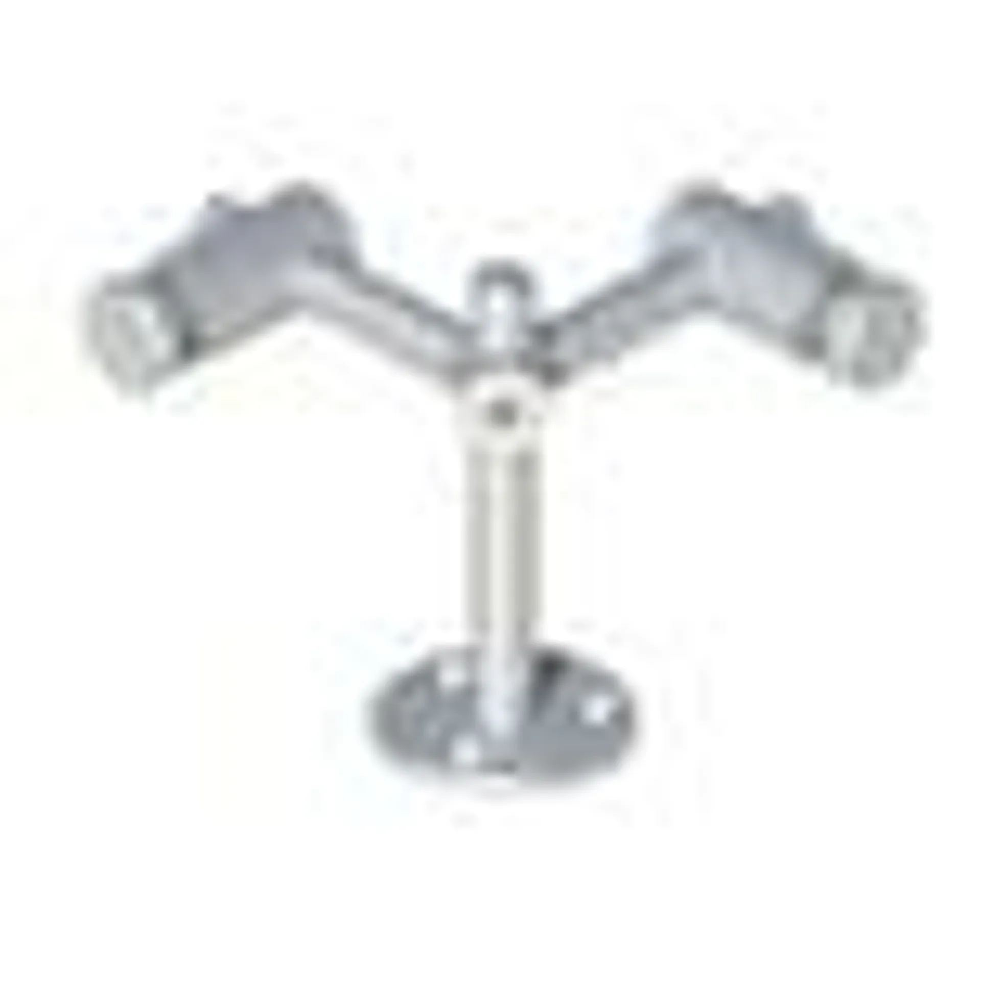 Soporte Piso En U Inox 15 Cm 7/8" Tapa-Tornillo