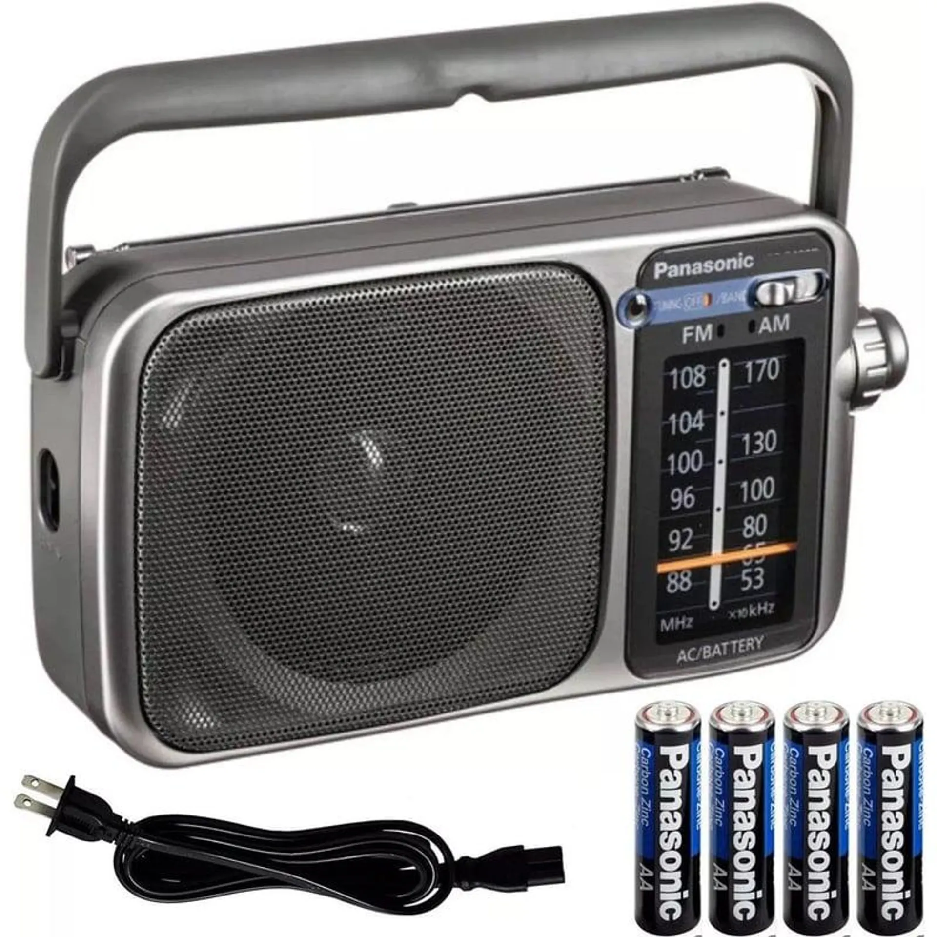 Radio Panasonic AMFM Corriente o Pilas Conector Audifonos