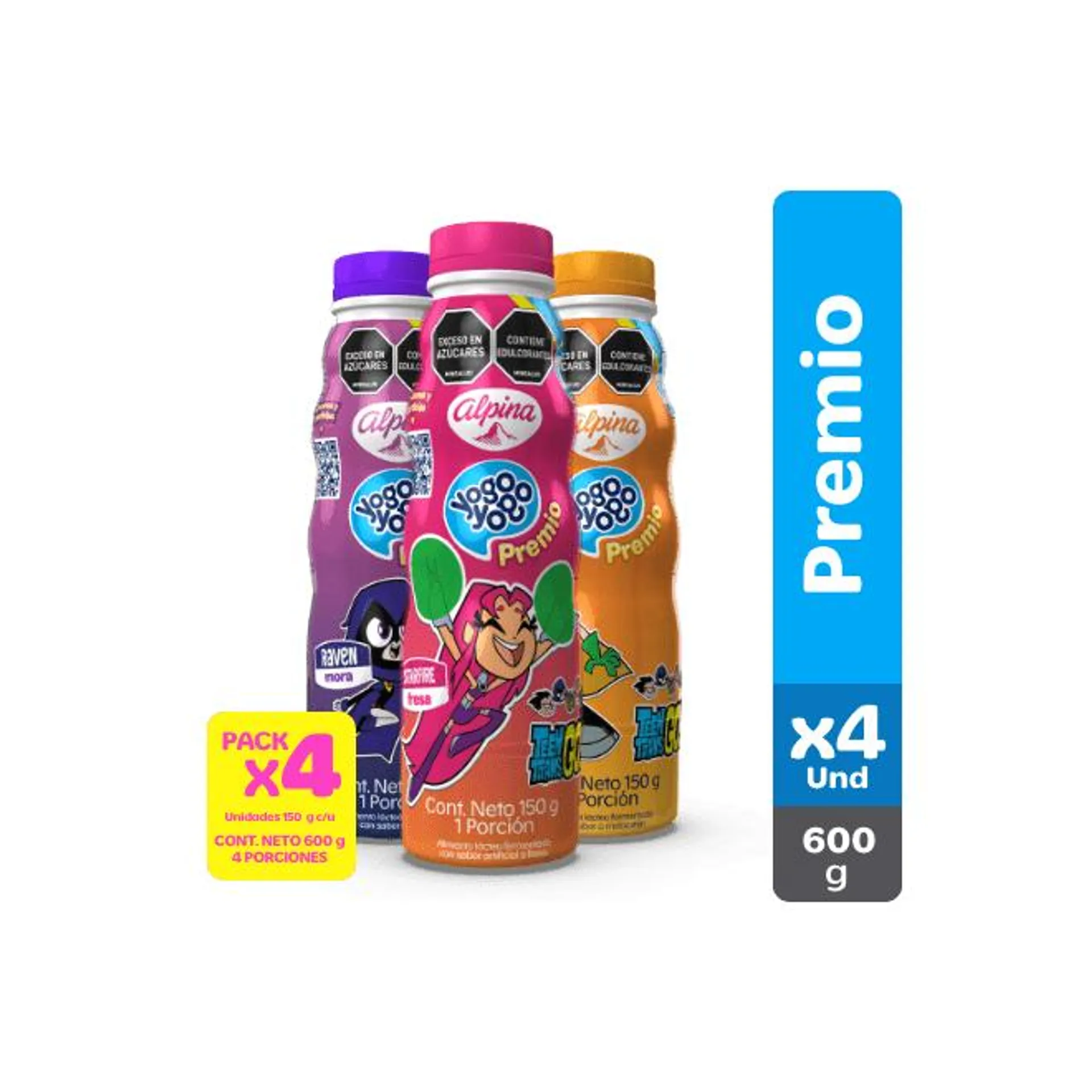 Yogo Yogo Premio x4 Und Vaso 150 g