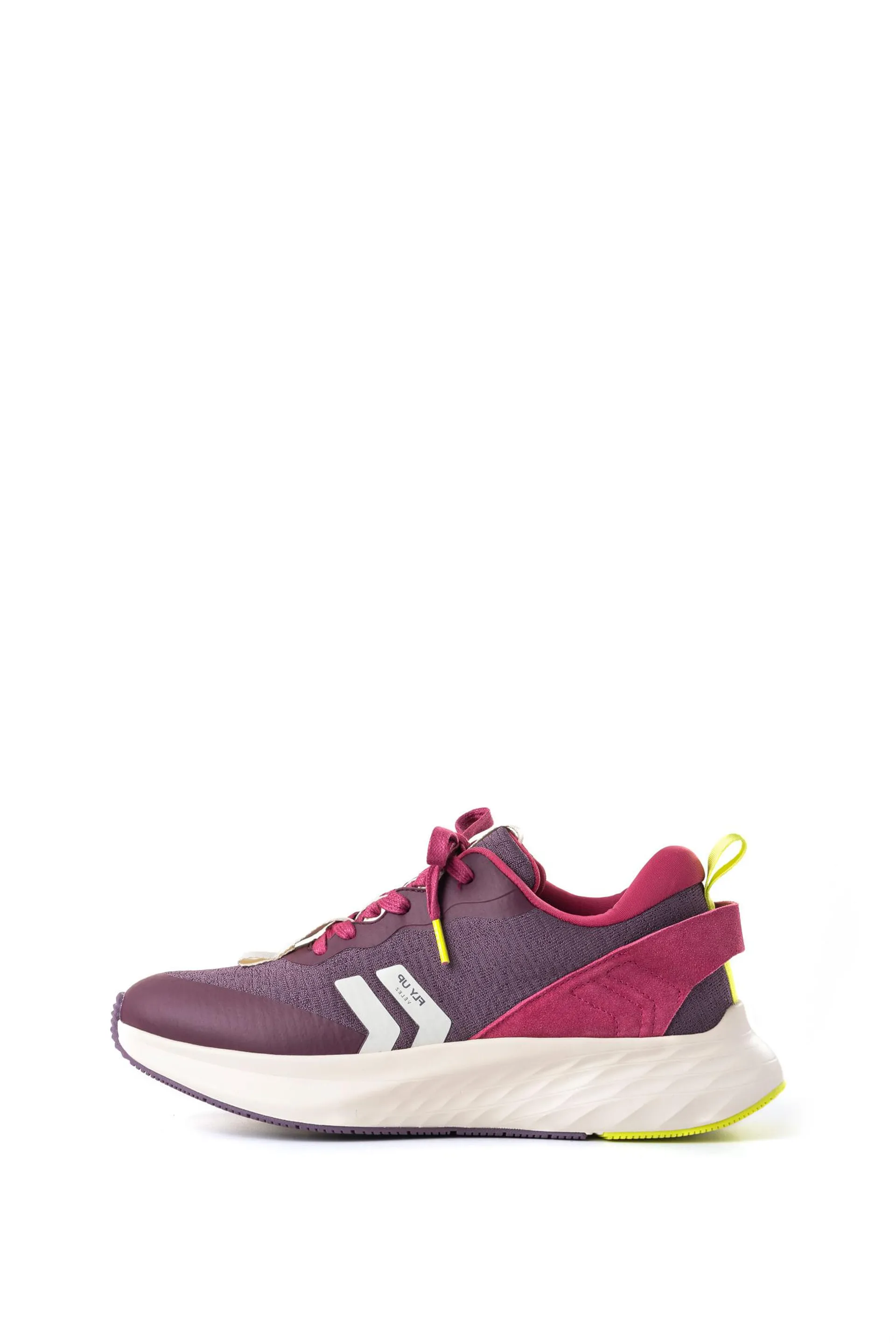 Tenis Fly Up Spirited en textil y cuero para mujer silueta liviana