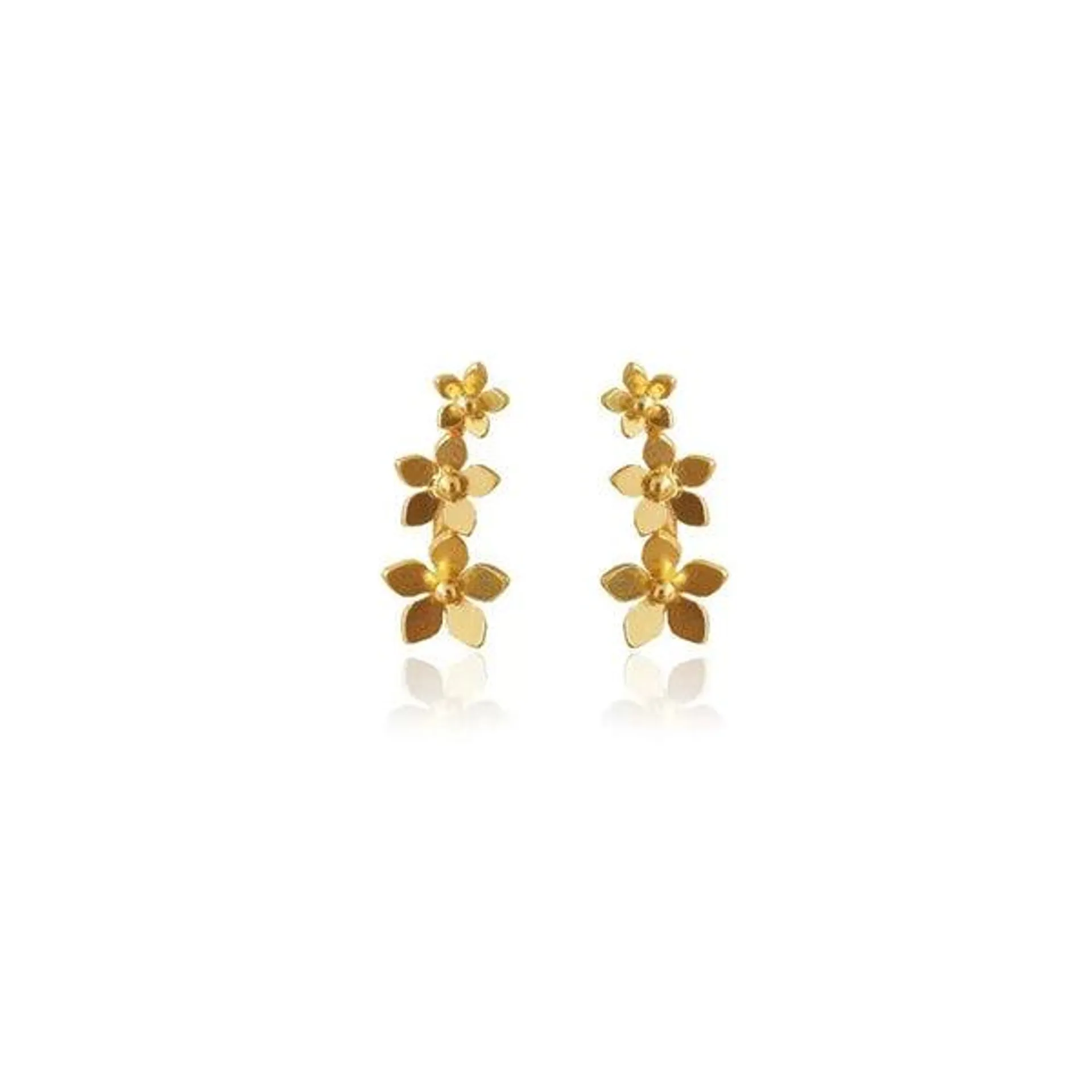 Aretes triple mini guayacon