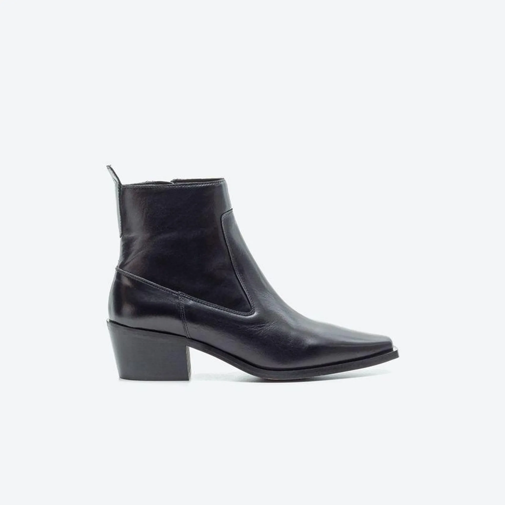 The City Cowboy Boot Bota Casual Mujer Freeport Bcex Negro