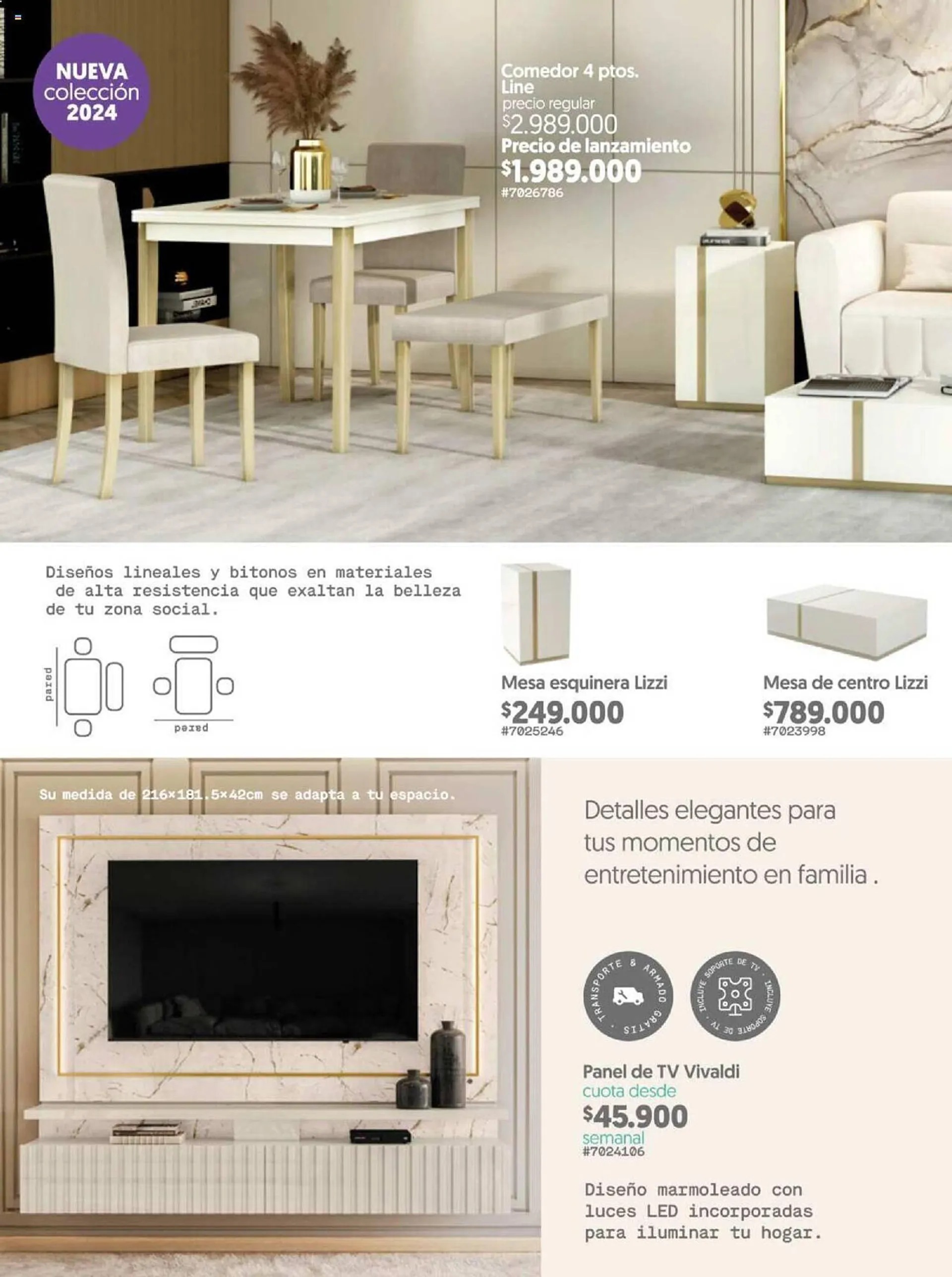 Catalogo de Catálogo Muebles Jamar 9 de noviembre al 7 de enero 2024 - Pag 2